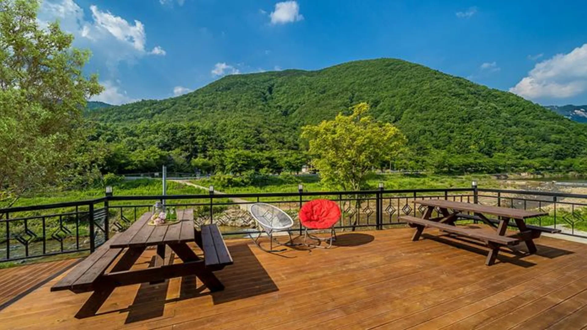 괴산 Goesan Camp Club 2성급 게스트하우스 로비