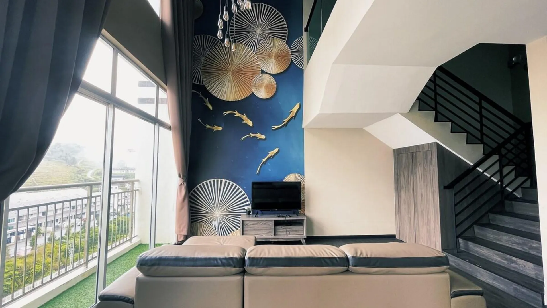 카메론 하일랜즈 타나 라타의 프라이빗 하우스 (1350m², 침실 2개, 프라이빗 욕실 3개) 3성급 싱글룸 로비