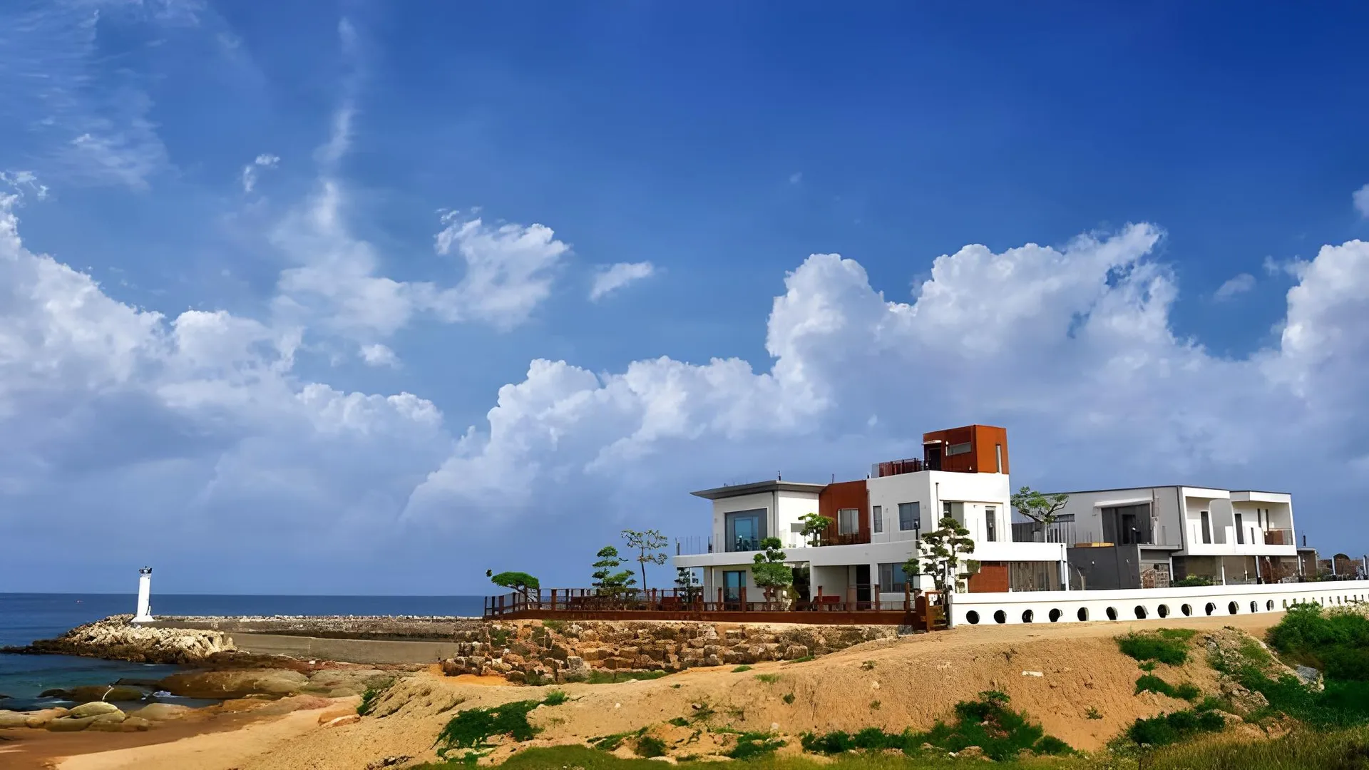 포항 더 케이프 풀빌라 2성급 게스트하우스 전망