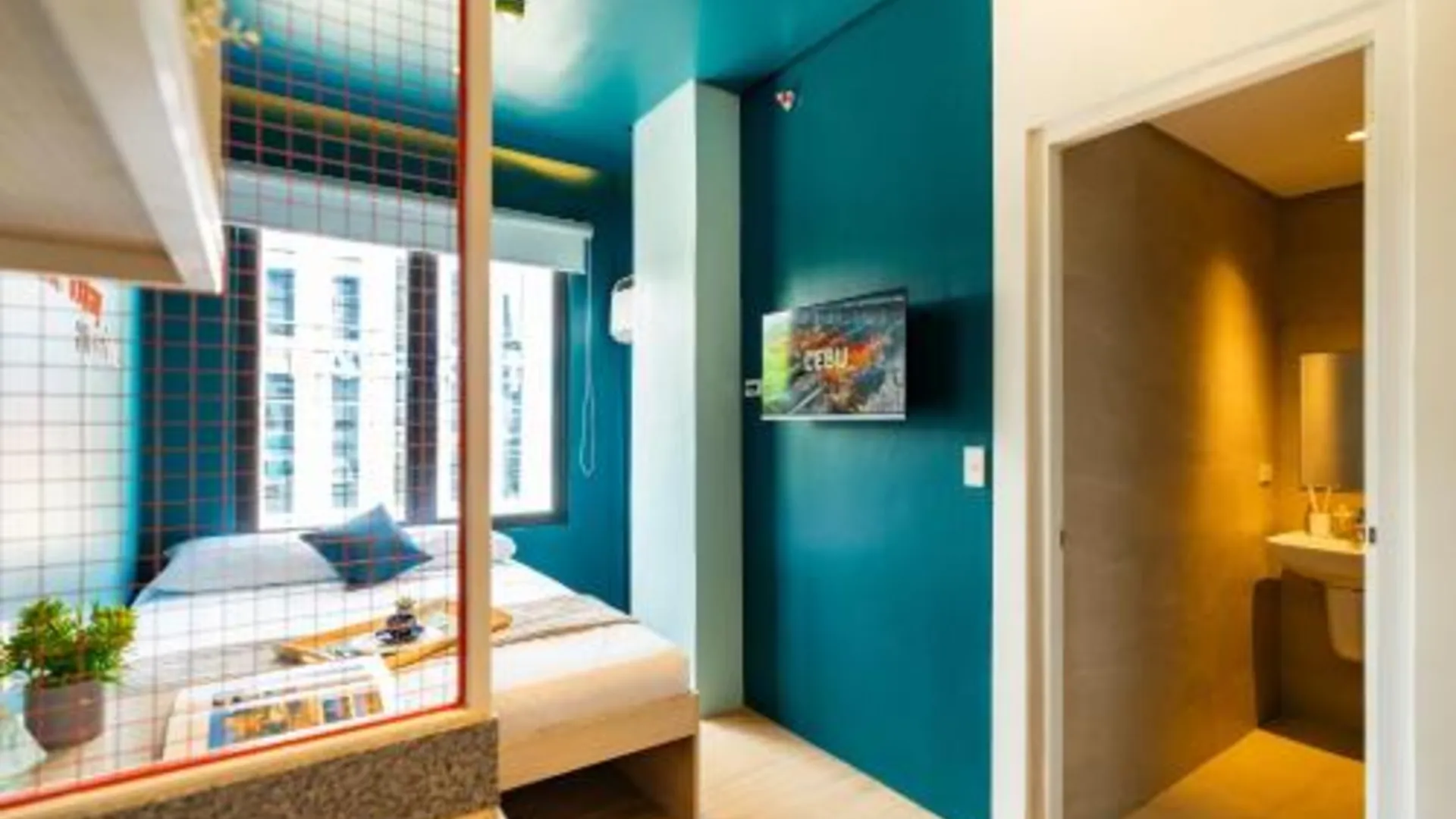 세부 트라이브 코리빙 1성급 호텔 객실