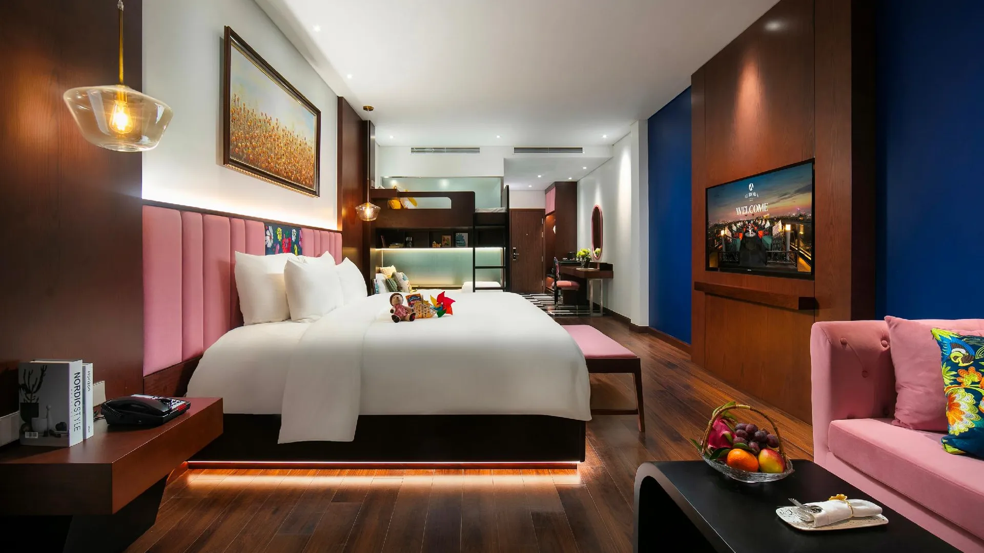 하노이 오로라 센트럴 호텔 4성급 호텔 객실