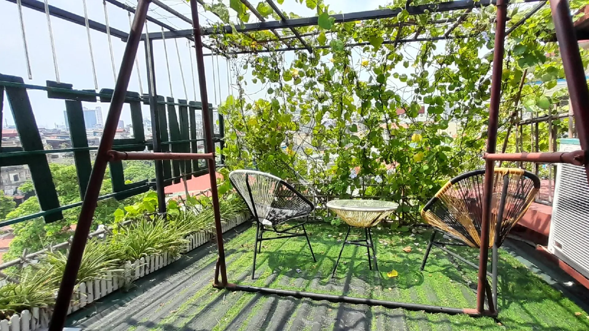 하노이 그린 홈스테이 4성급 게스트하우스 수영장