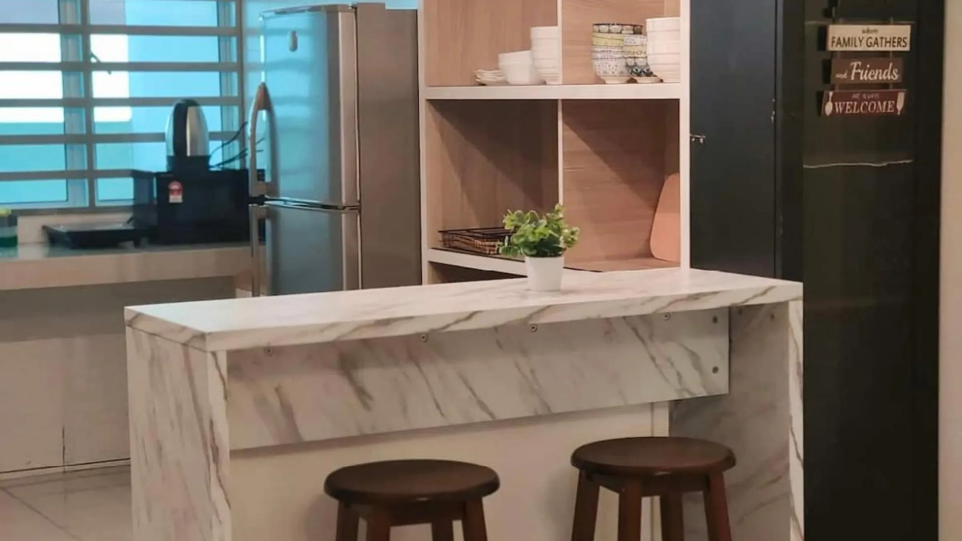 라하트 라핫의 프라이빗 하우스 (160m², 침실 4개, 프라이빗 욕실 3개) 4성급 게스트하우스 로비