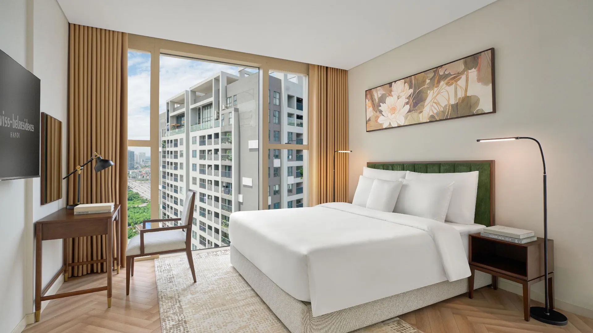 하노이 에픽 타워 스위스-벨레지던스 하노이 5성급 호텔 스위트룸