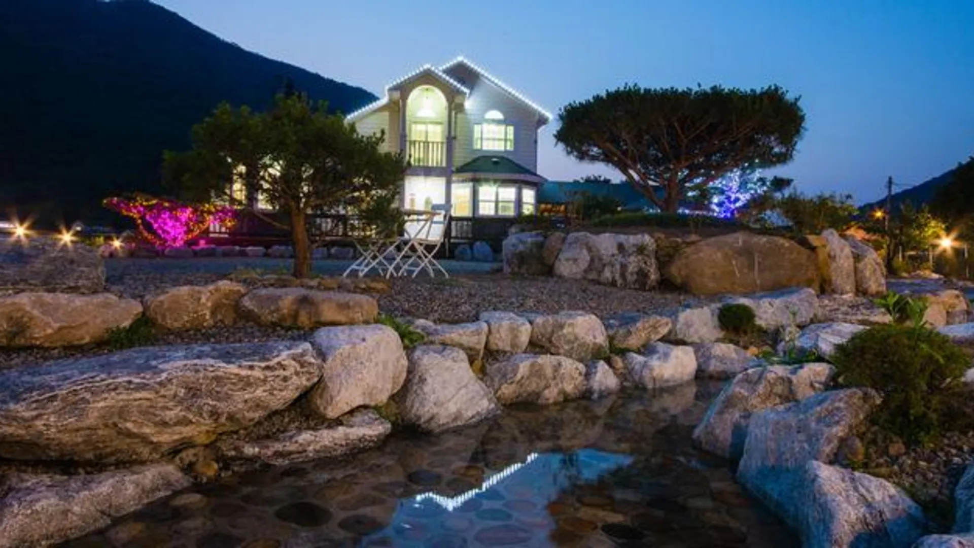 충주 제천 행복자리펜션 3성급 게스트하우스 레스토랑