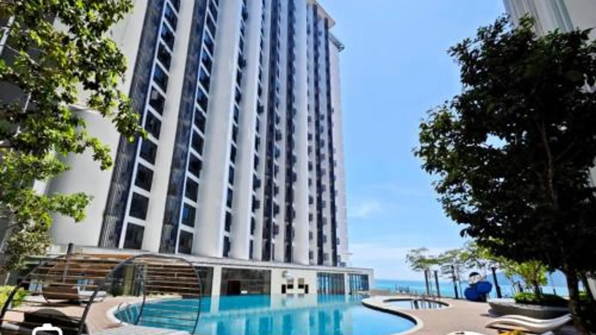 코타키나발루 탄중 아루의 아파트먼트 (46m², 침실 1개, 프라이빗 욕실 1개) 4성급 게스트하우스 전망