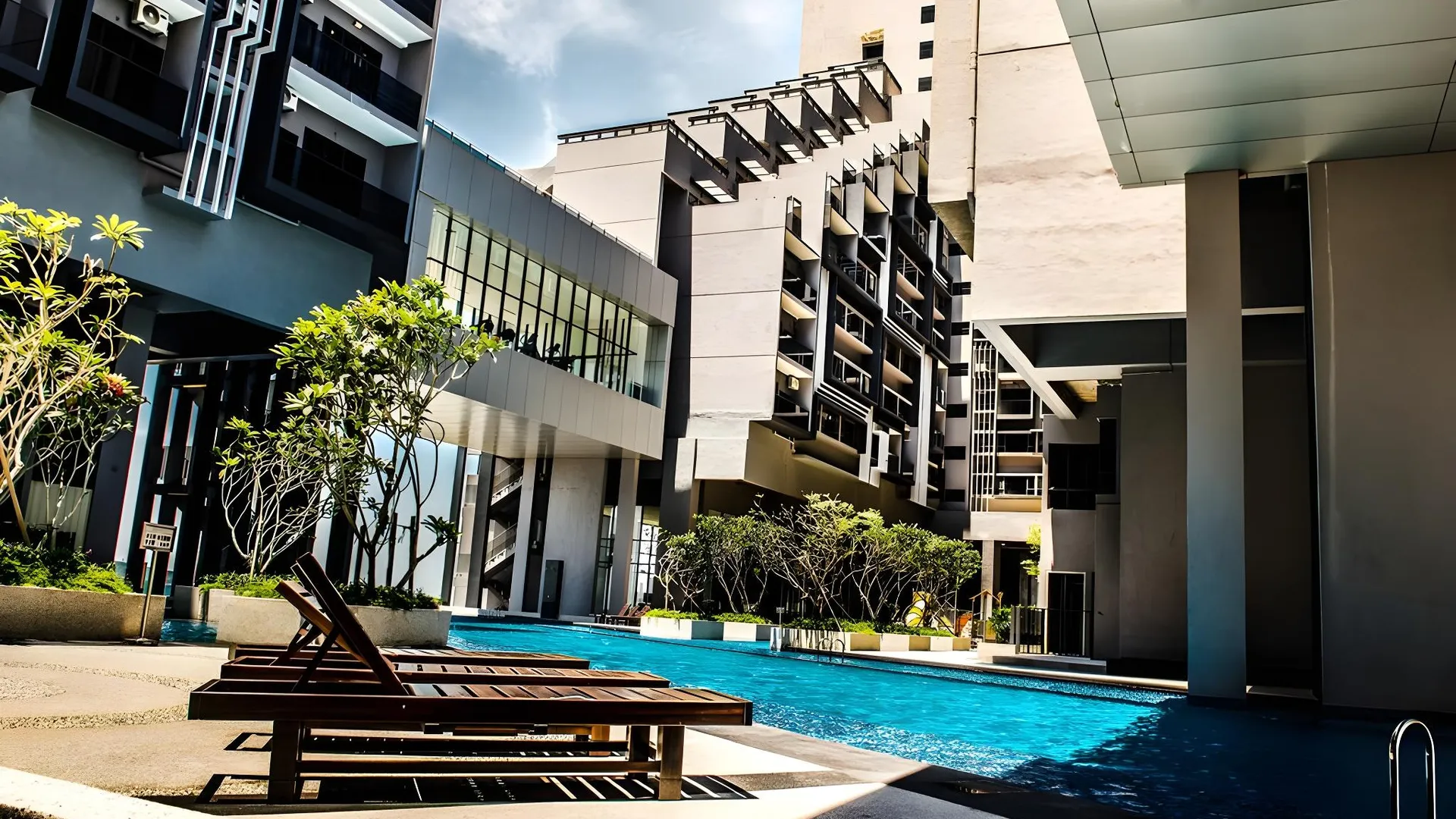 말라카 멜라카 라야의 아파트먼트 (110m², 침실 2개, 프라이빗 욕실 1개) 4성급 싱글룸 외관