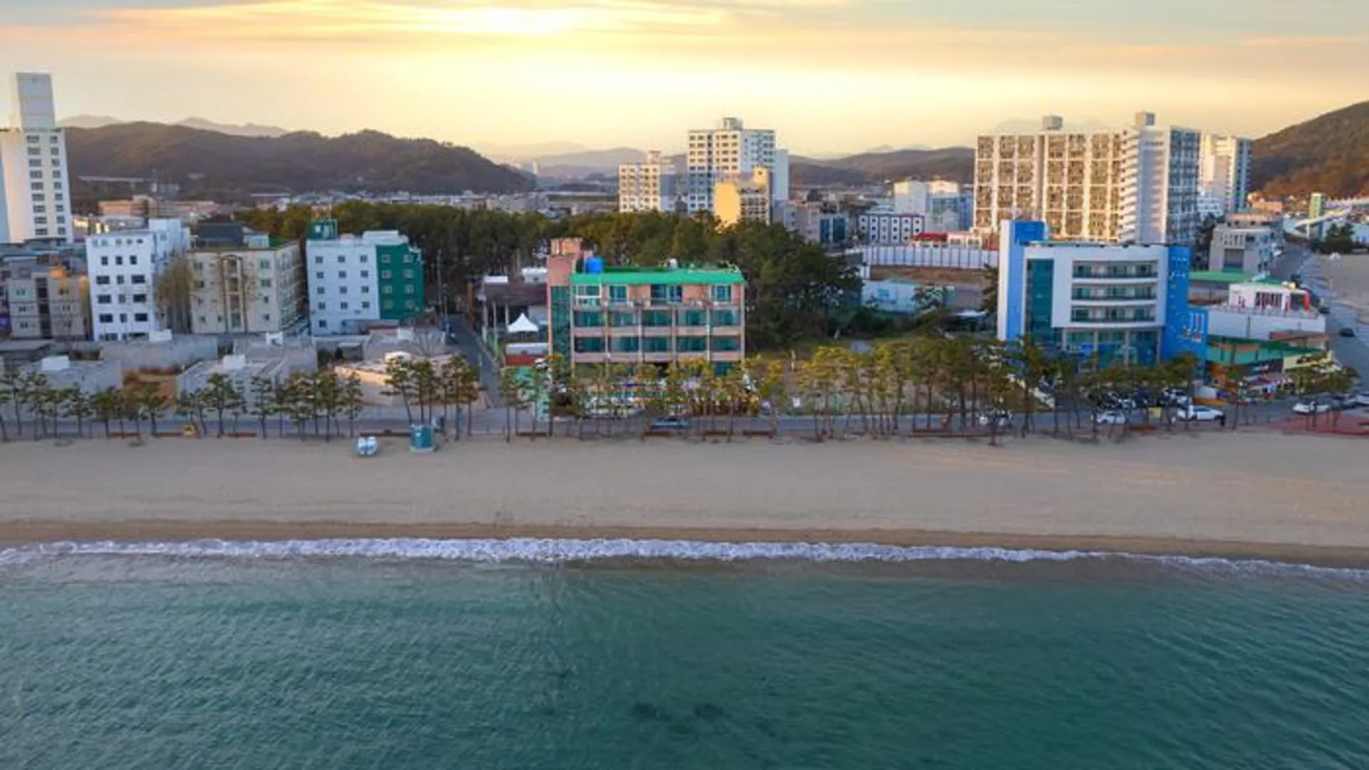 울산 Jinha Resort 1성급 게스트하우스 레스토랑