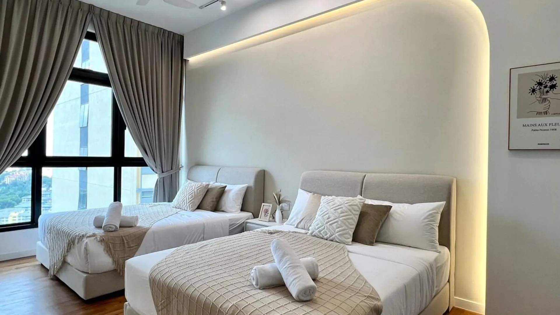 조호바루 / 조호르바루 탐포이의 프라이빗 하우스 (104m², 침실 3개, 프라이빗 욕실 2개) 4성급 싱글룸 스위트룸