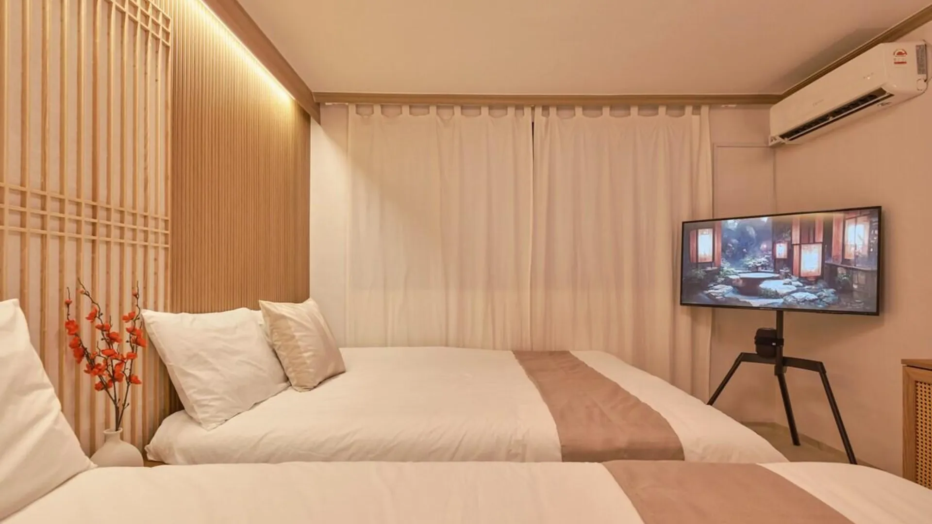 서울 [Zen House,Jamsil]석촌호수를 품은 아늑한 숙소#롯데타워 #KSPO#종합운동장 4성급 게스트하우스 스위트룸