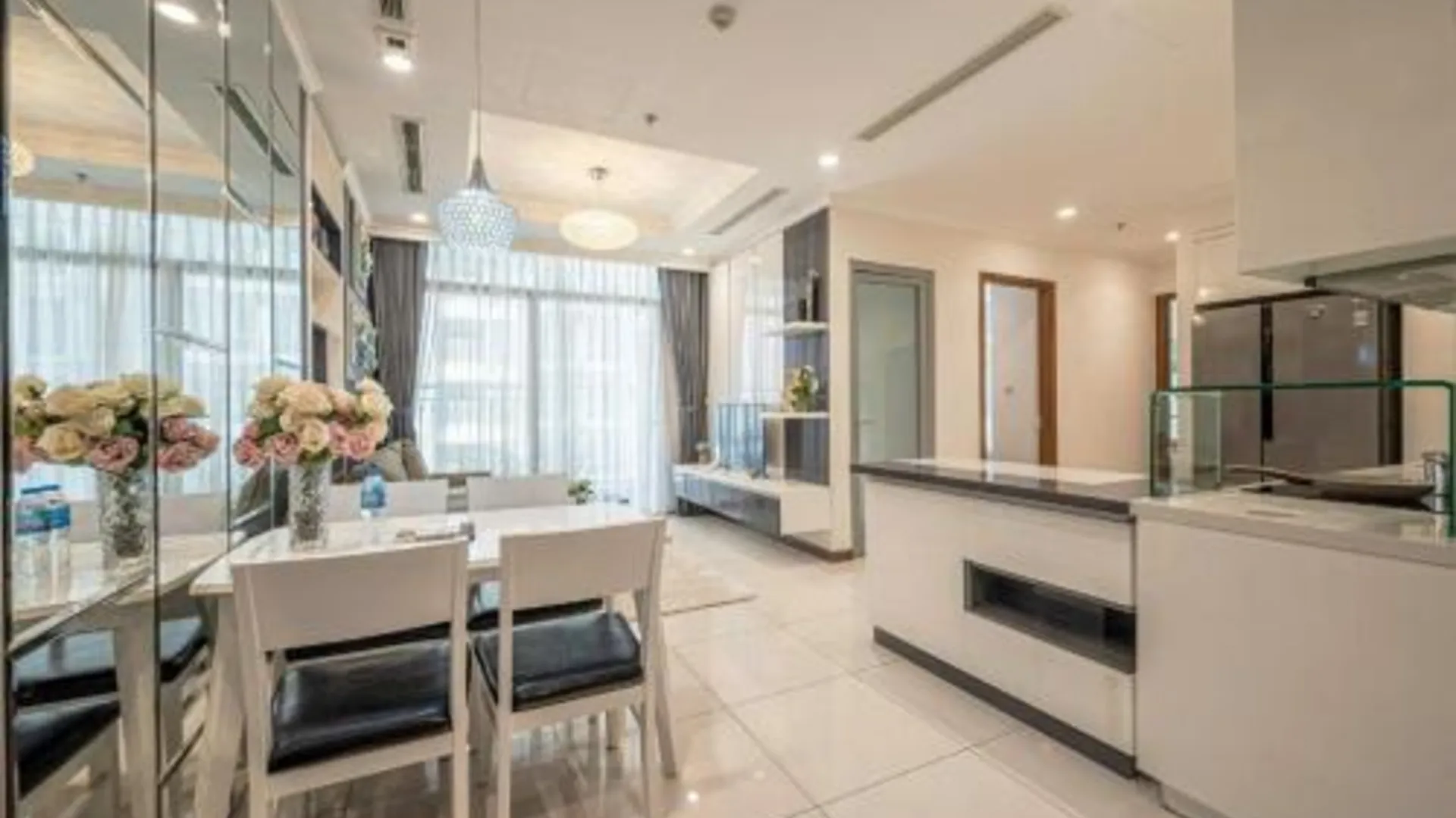 호치민 1 Phòng Ngủ Landmark 81 Vinhome 2성급 게스트하우스 로비