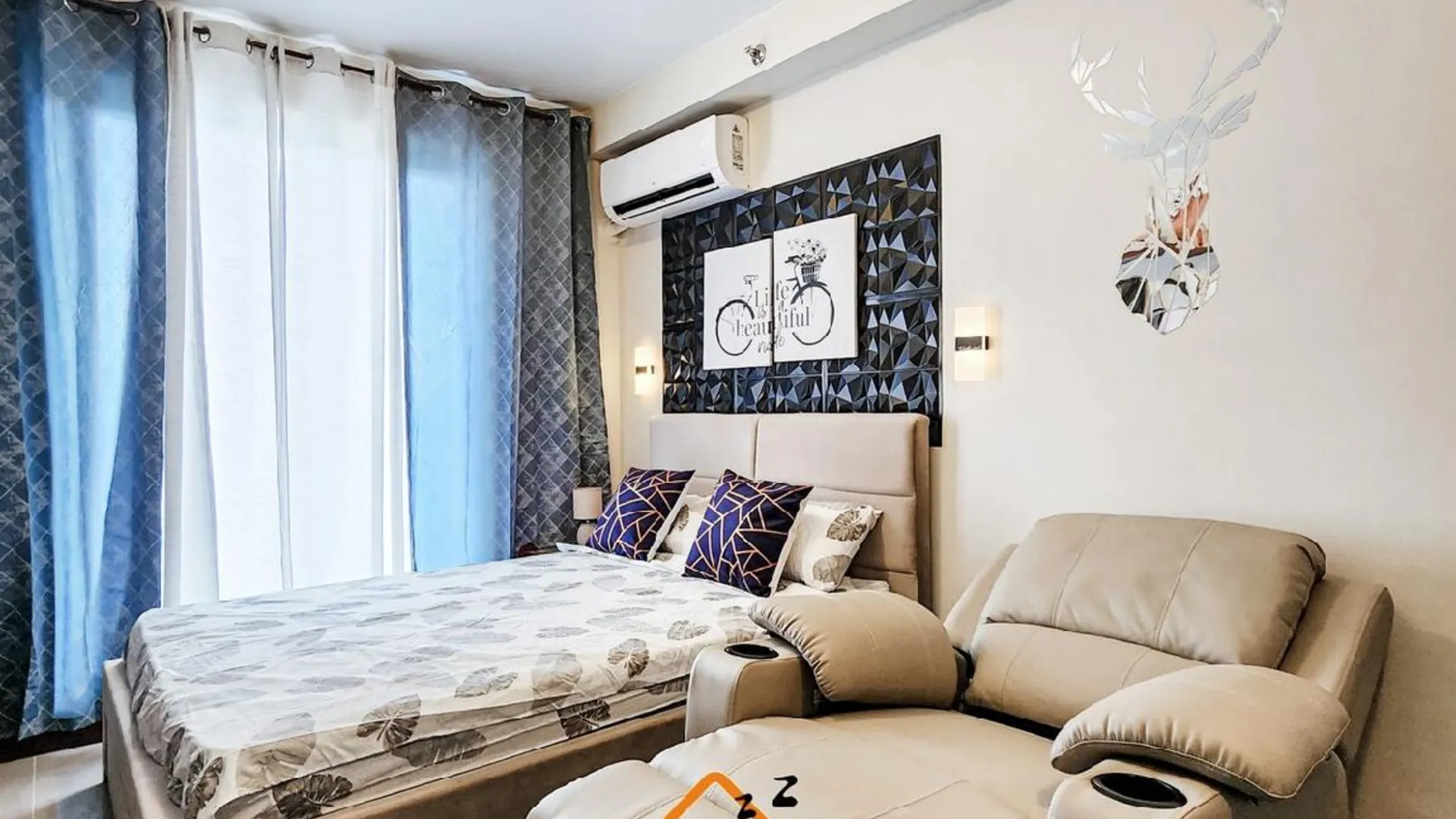 세부 막탄 섬의 프라이빗 하우스 (m², 침실 1개, 프라이빗 욕실 1개) 4성급 싱글룸 스위트룸