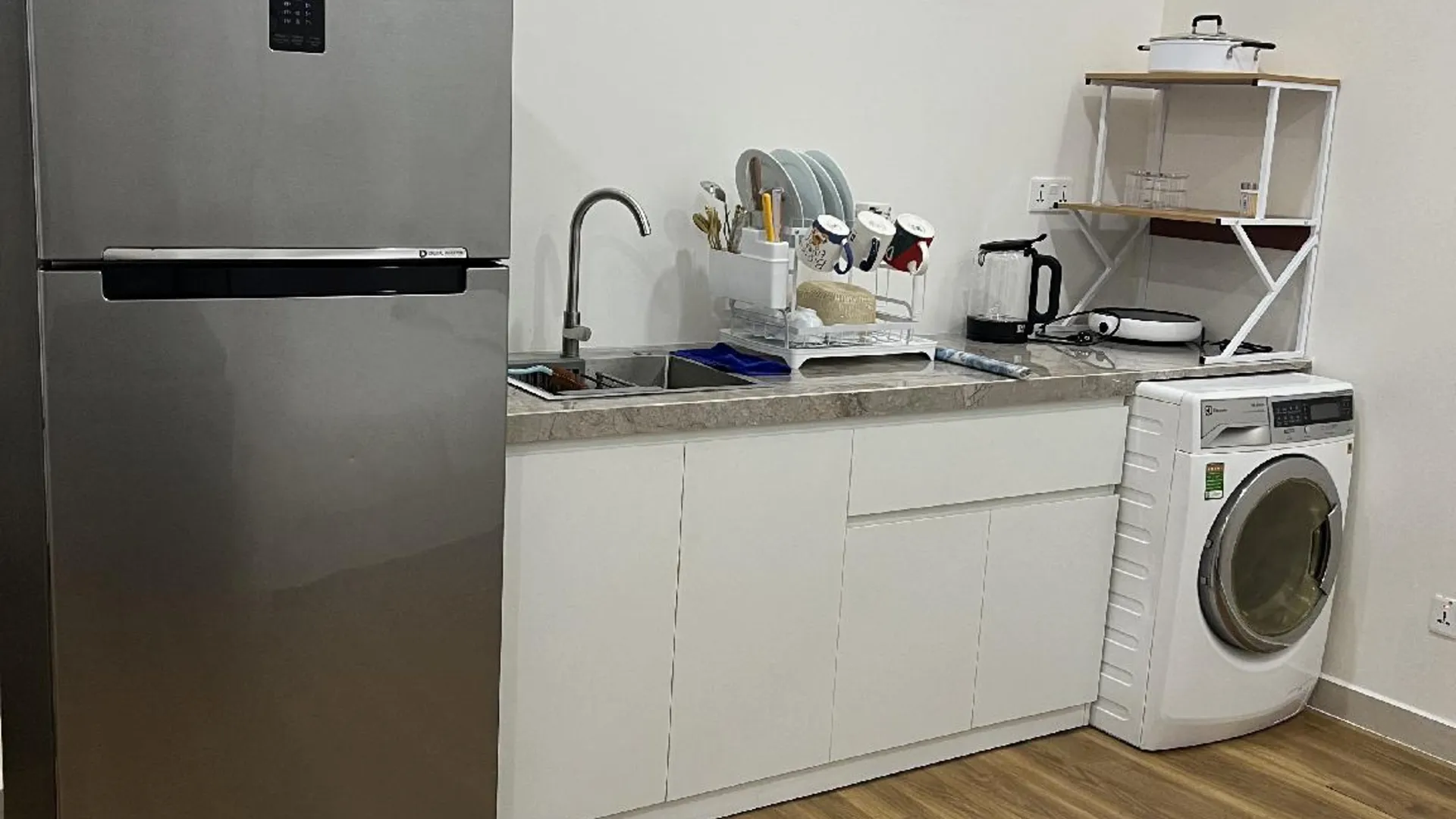 호치민 3군의 아파트먼트 (43m², 침실 1개, 프라이빗 욕실 1개) 2성급 싱글룸 로비