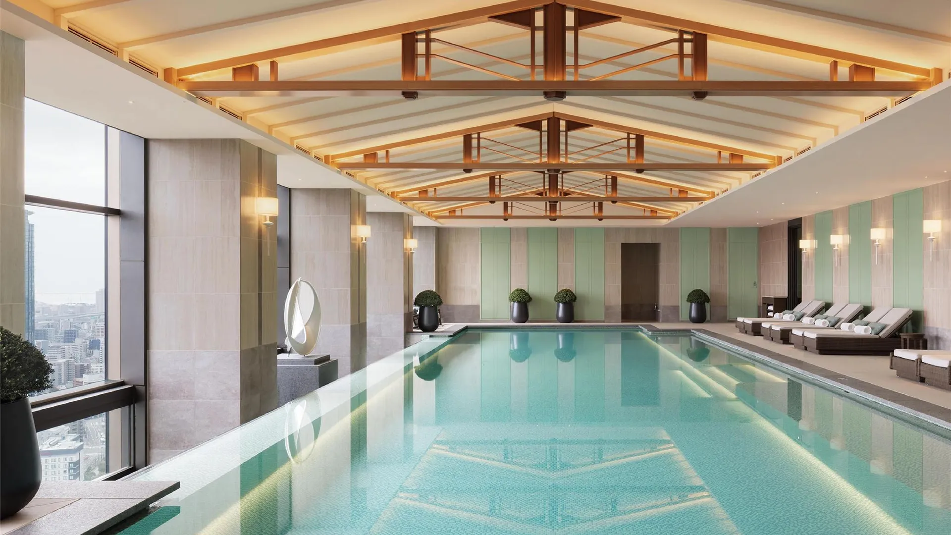 오사카 월도프 아스토리아 오사카 5성급 호텔 로비