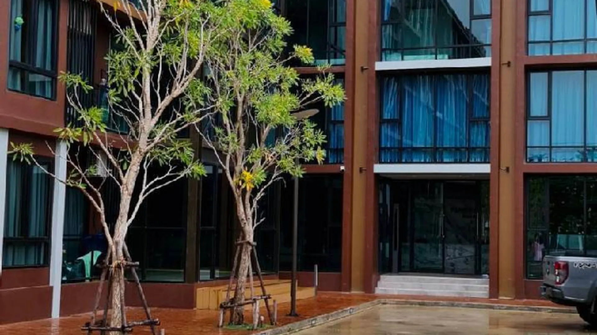 방콕 사우스 톤부리의 스튜디오 아파트먼트 (22m², 프라이빗 욕실 1개) 3성급 싱글룸 로비