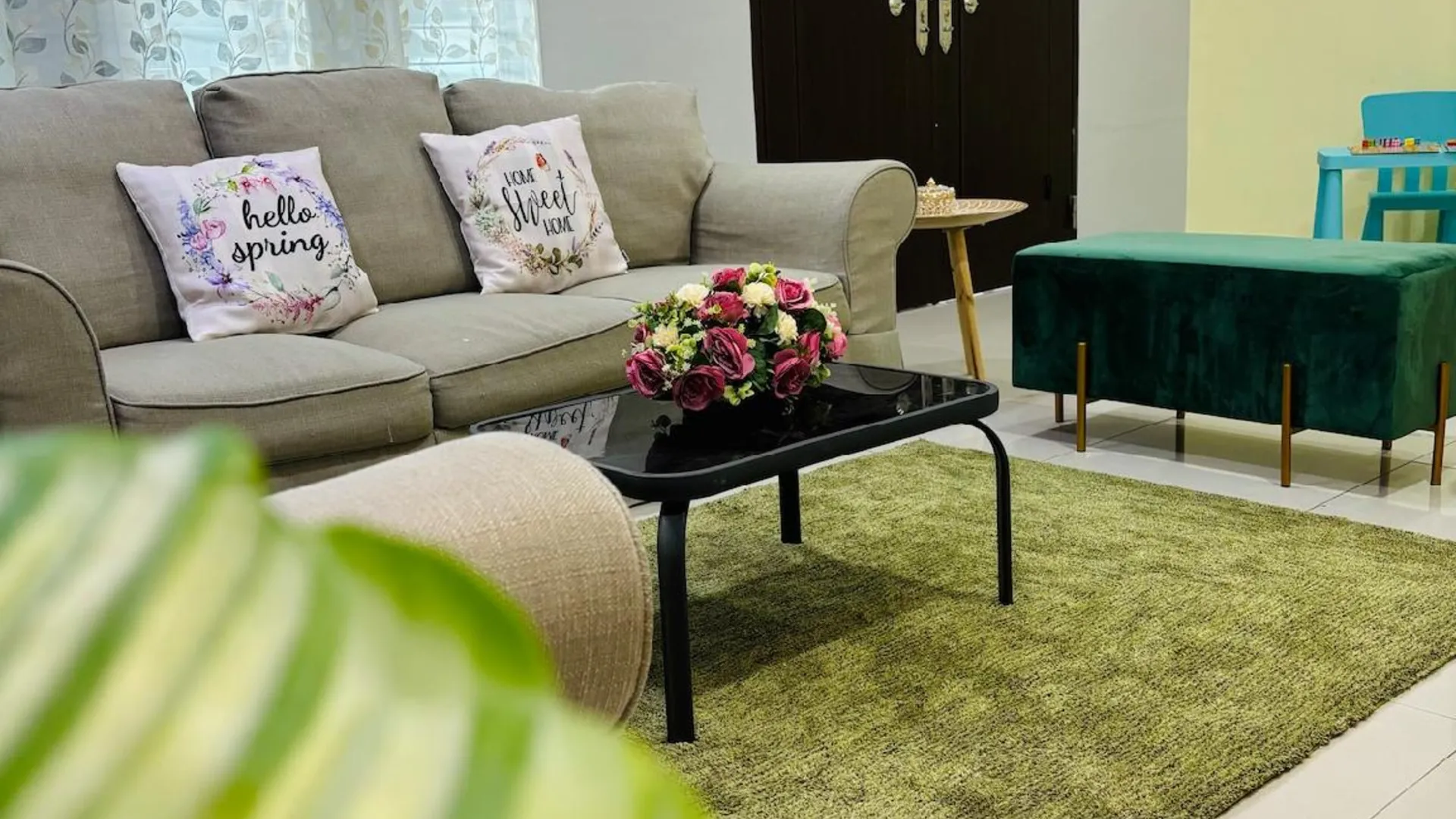 쿠안탄 One King & 1 Queen for 4pax | Private Bathroom 2성급 싱글룸 객실