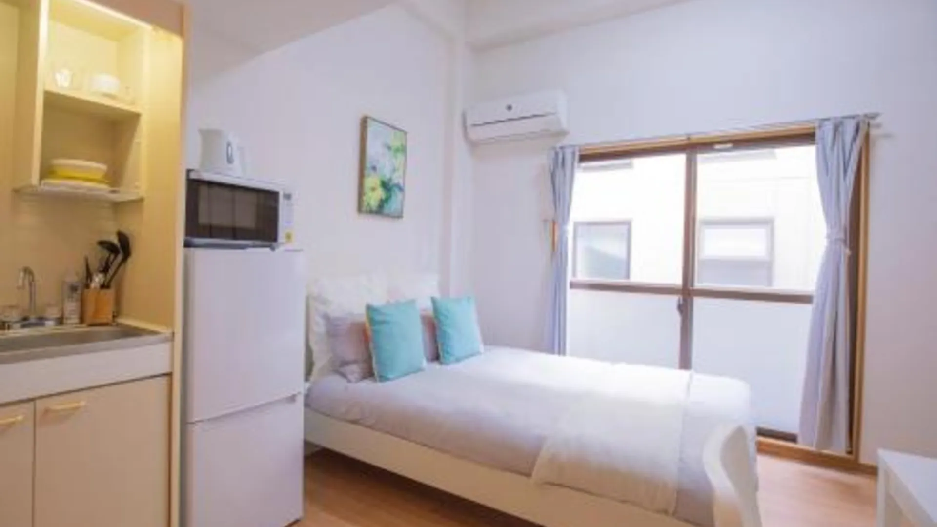 도쿄 / 동경 閑静な住宅街_暖かく居心地の良いデザイン EoW-7 1성급 싱글룸 전망