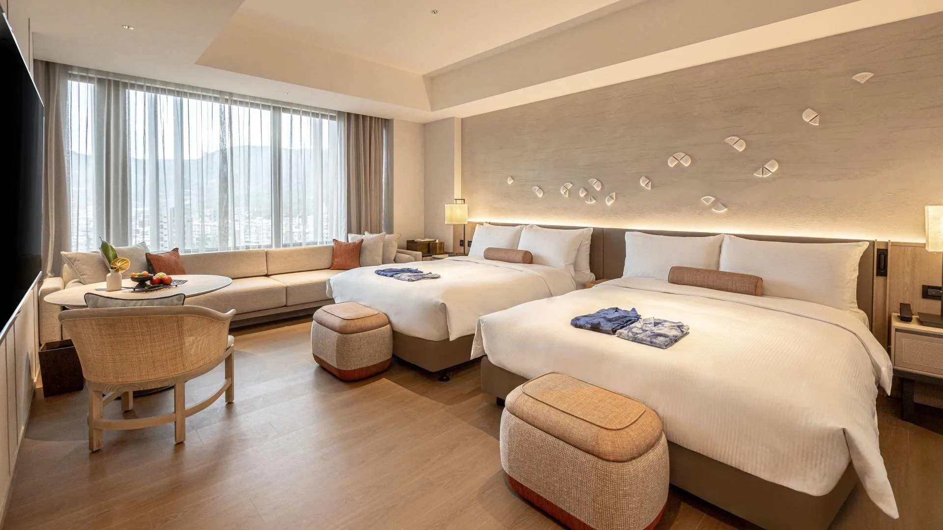 타이베이 웰스프링 바이 실크스 베이토우 5성급 호텔 스위트룸