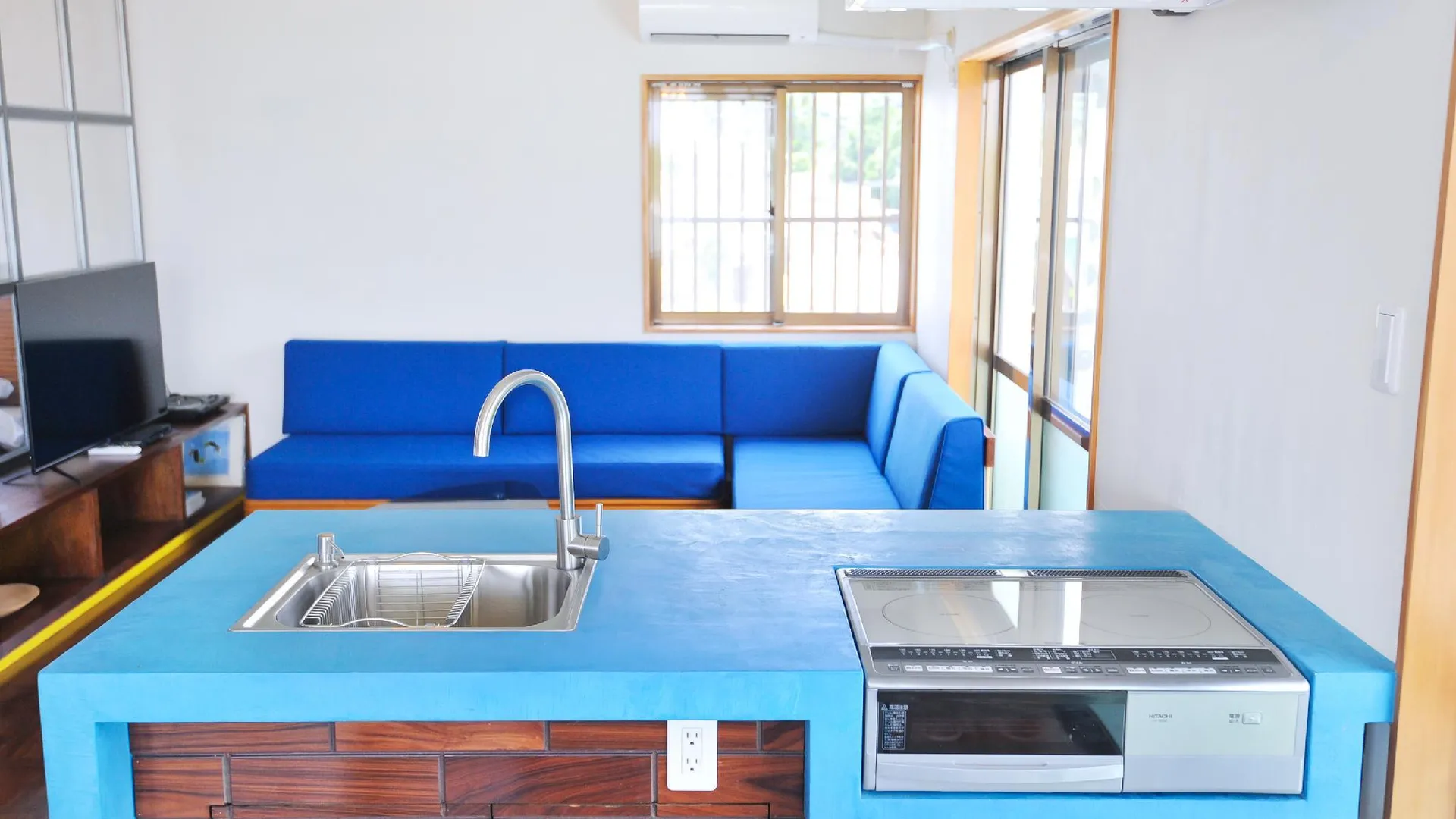 오키나와 본섬 우루마의 프라이빗 하우스 (80m², 침실 2개, 프라이빗 욕실 1개) 3성급 싱글룸 외관