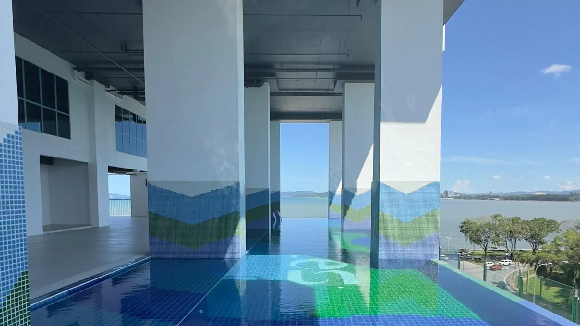 코타키나발루 중심 업무 지구 (CBD)의 아파트먼트 (m², 침실 1개, 프라이빗 욕실 1개) 3성급 싱글룸 로비