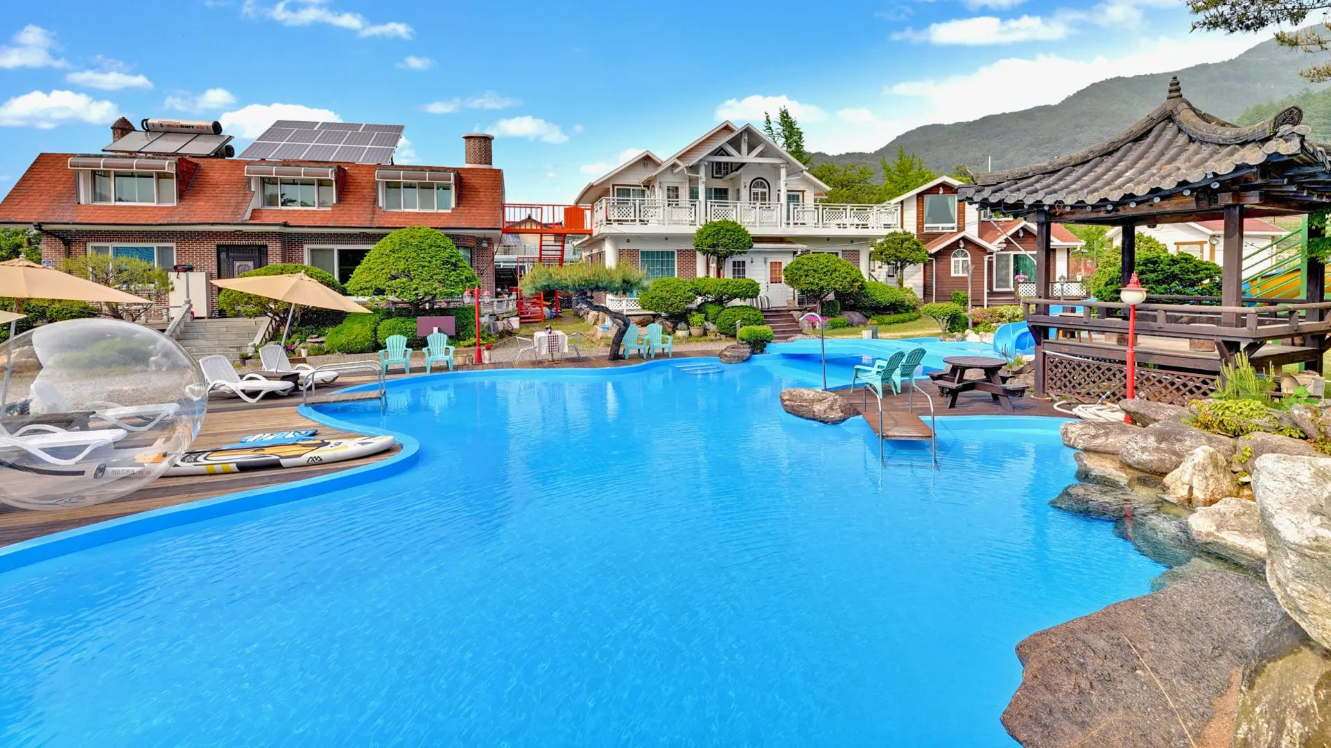 가평 가평 일상탈출 2성급 게스트하우스 레스토랑