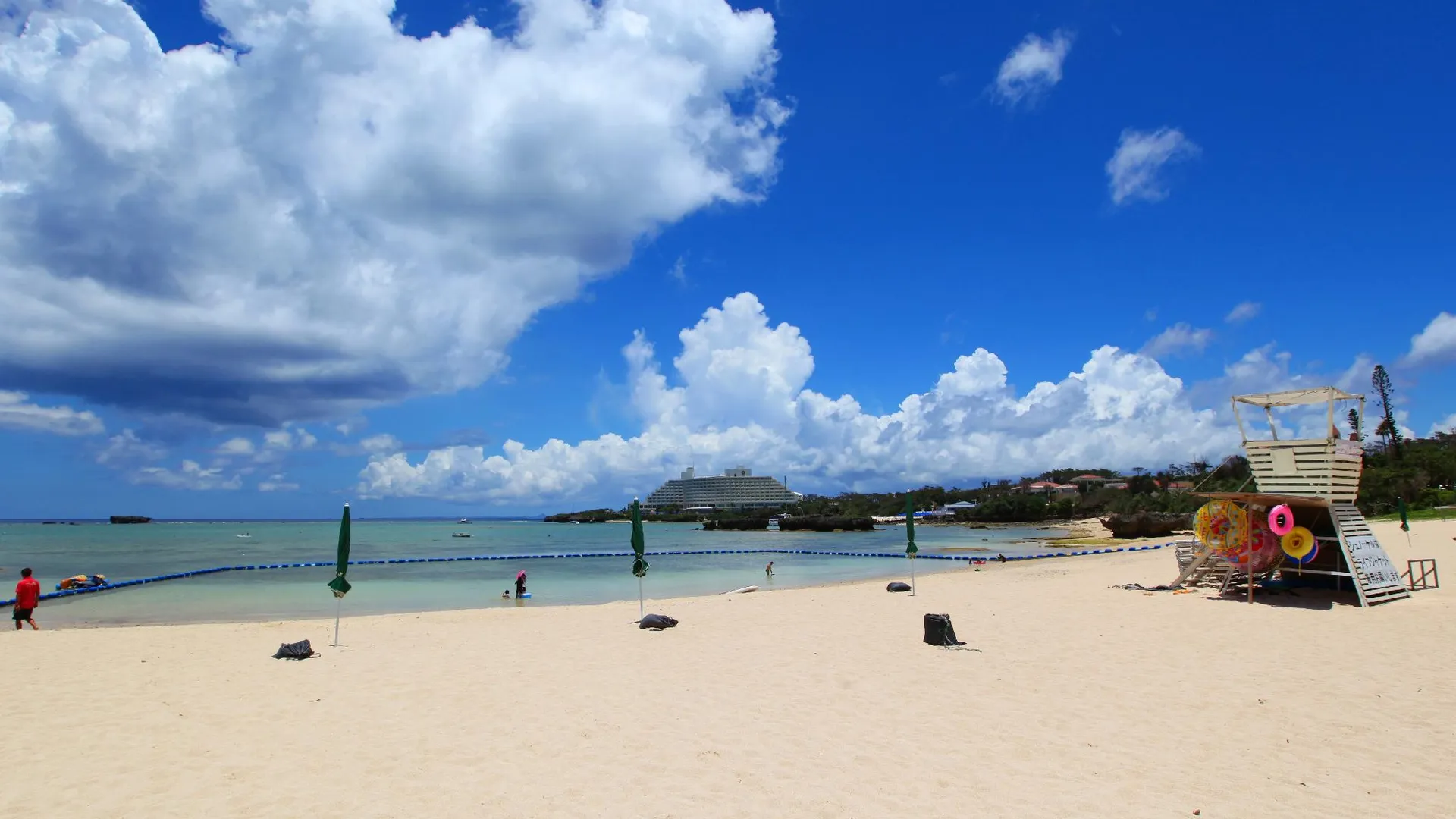 오키나와 본섬 온나 오션뷰 스위트 5성급 호텔 전망
