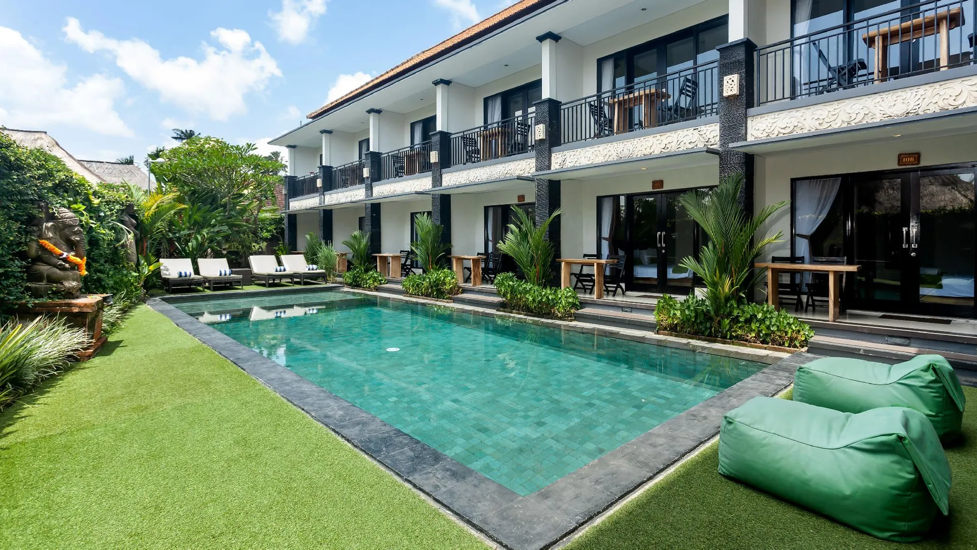 발리 카만다니 호텔 우붓 3성급 호텔 객실