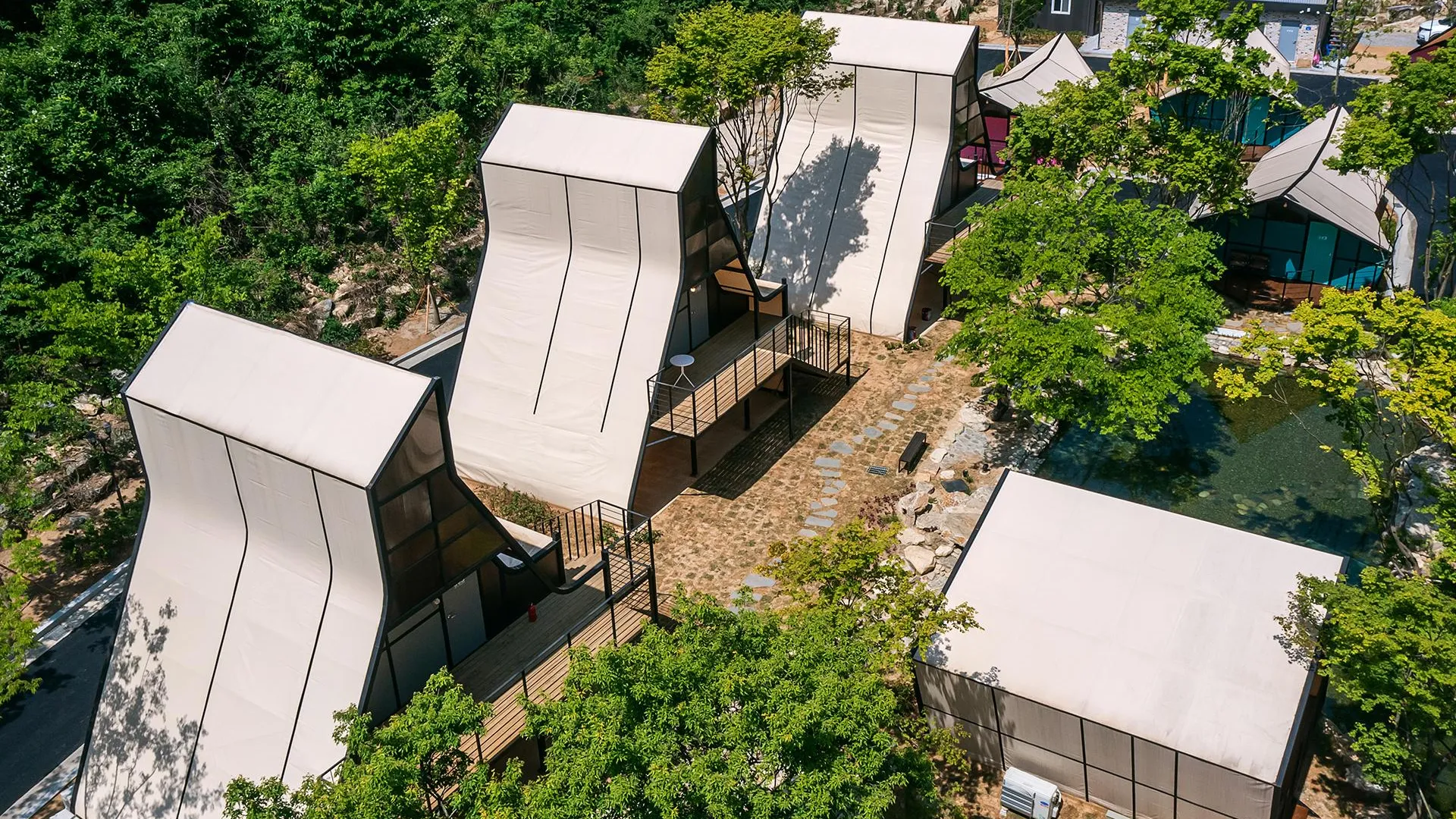 제천 제천 참좋은글램핑 2성급 게스트하우스 수영장