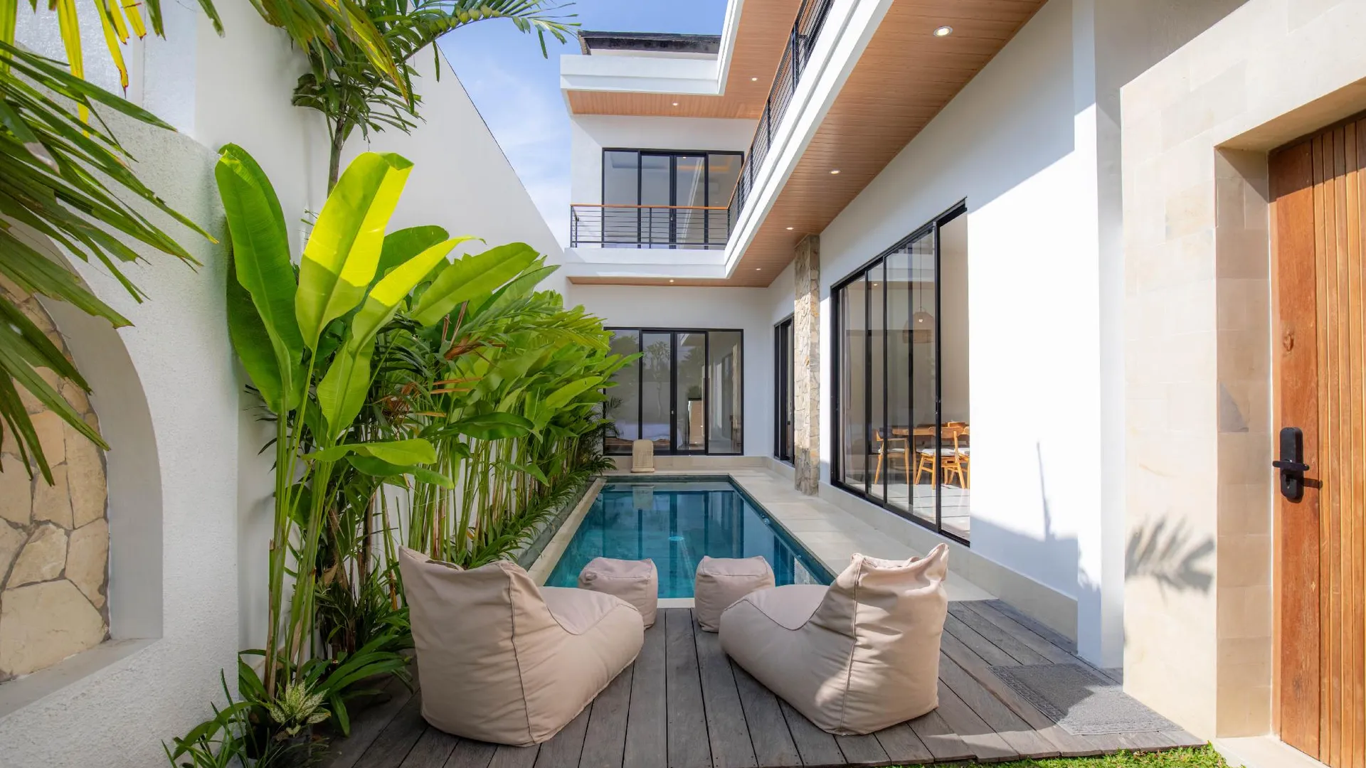 발리 바둥의 빌라 (200m², 침실 4개, 프라이빗 욕실 4개) 호텔 객실