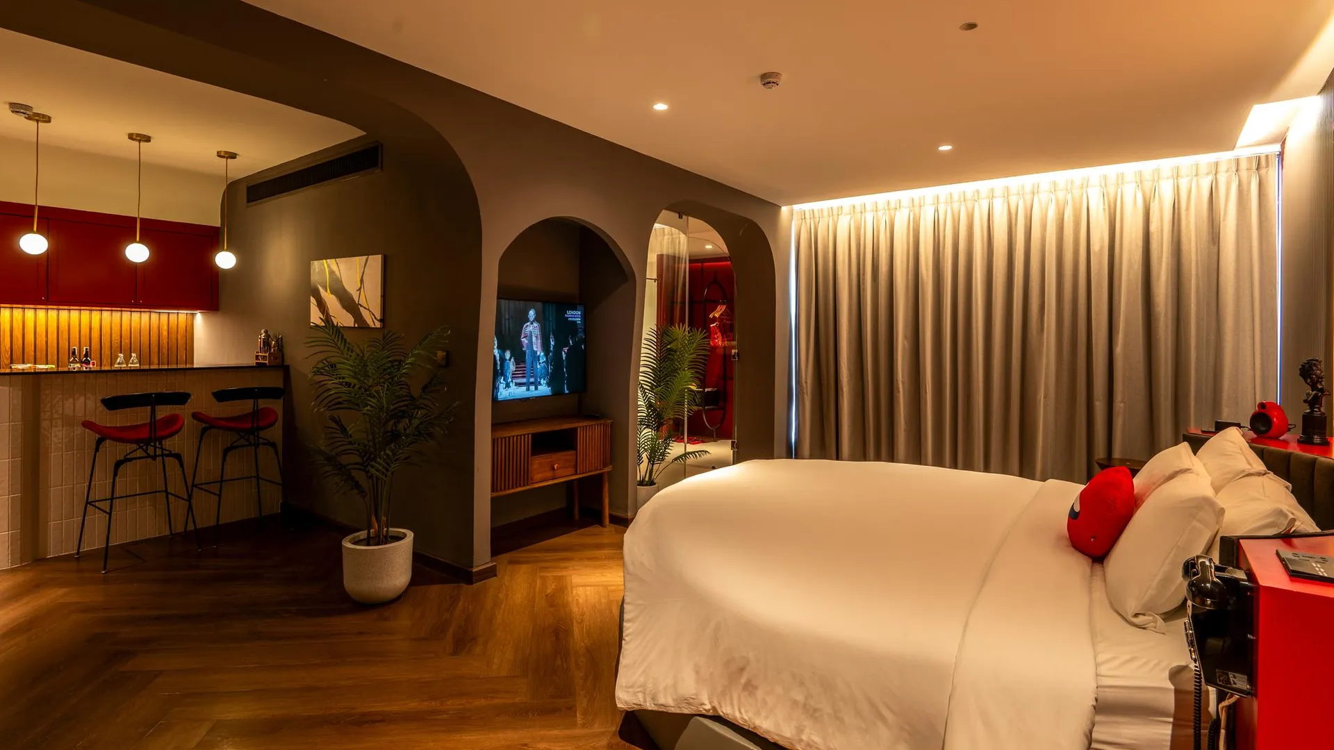 방콕 더 피그 로비 방콕 4성급 호텔 스위트룸