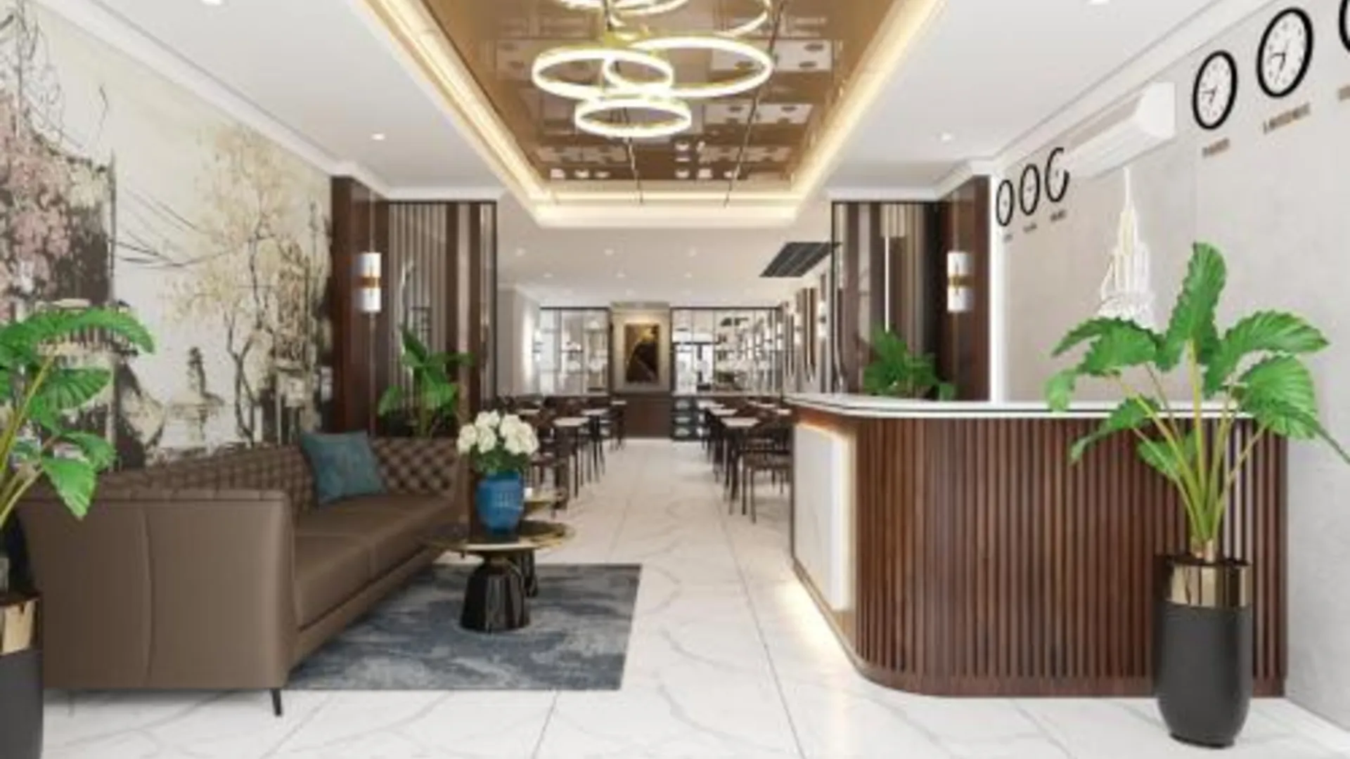 하노이 하노이 바칸자 프리미어 호텔 4성급 호텔 로비