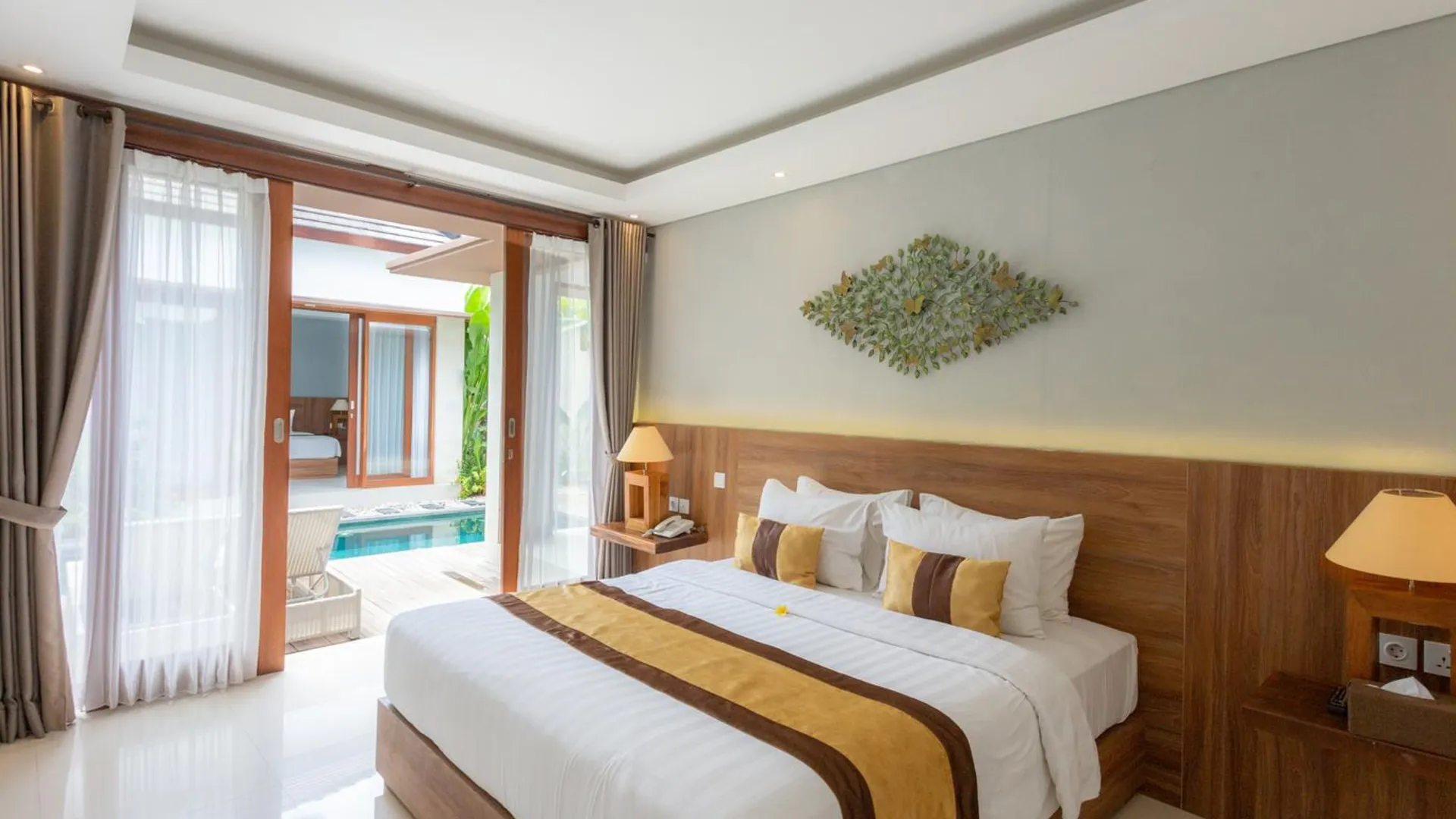 발리 더 사카예 빌라 앤 스파 4성급 호텔 전망