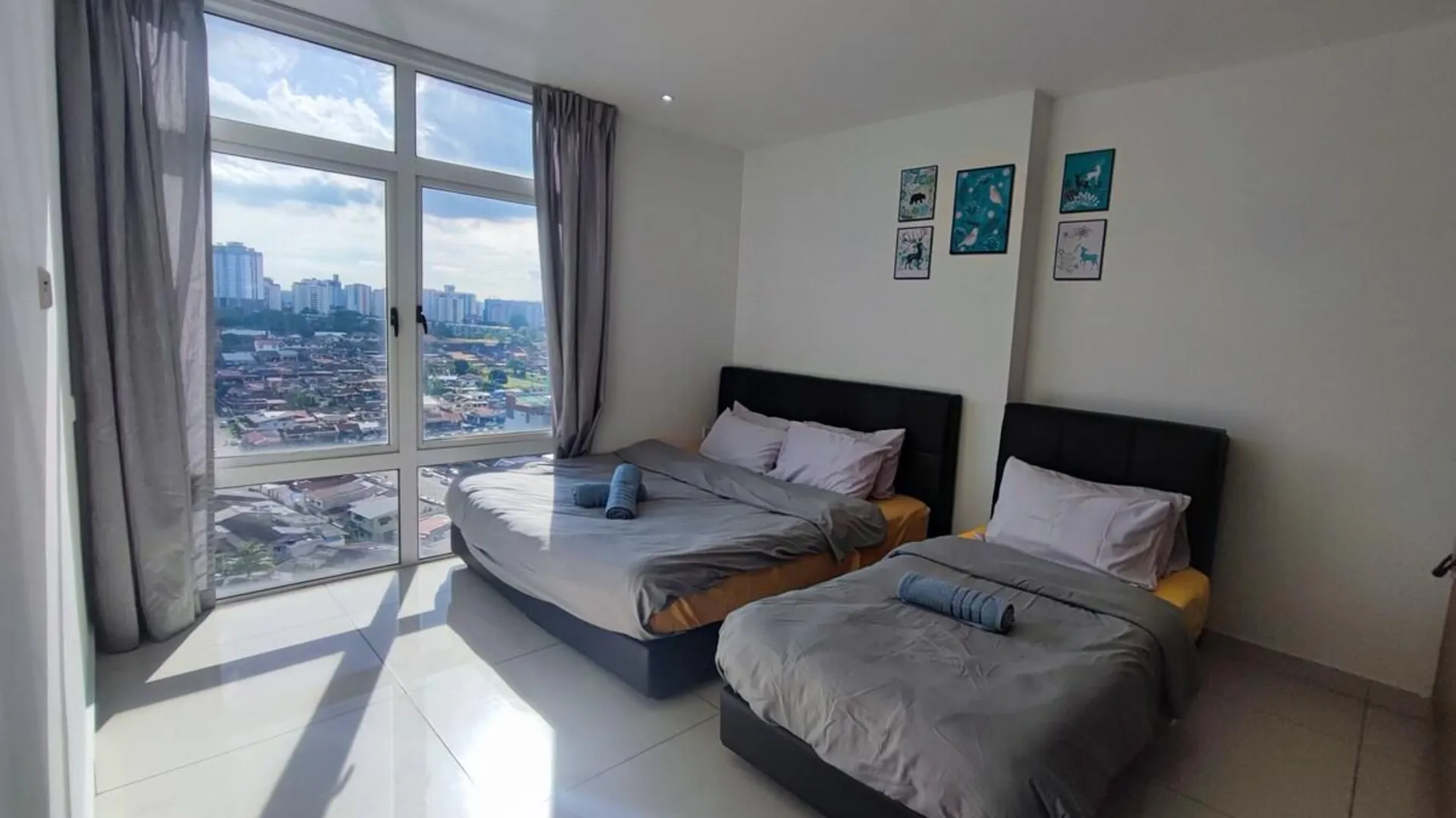 조호바루 / 조호르바루 조호바루의 아파트먼트 (110m², 침실 3개, 프라이빗 욕실 2개) 3성급 싱글룸 스위트룸