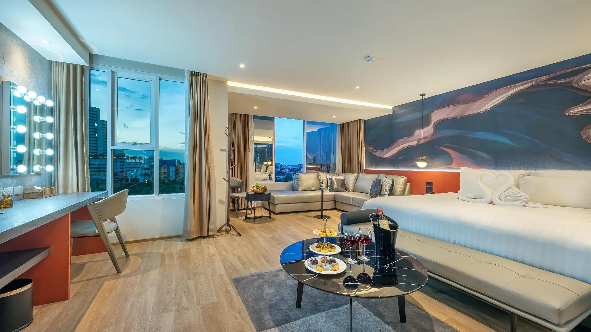 핫야이 부리 스리푸 호텔 4성급 호텔 전망