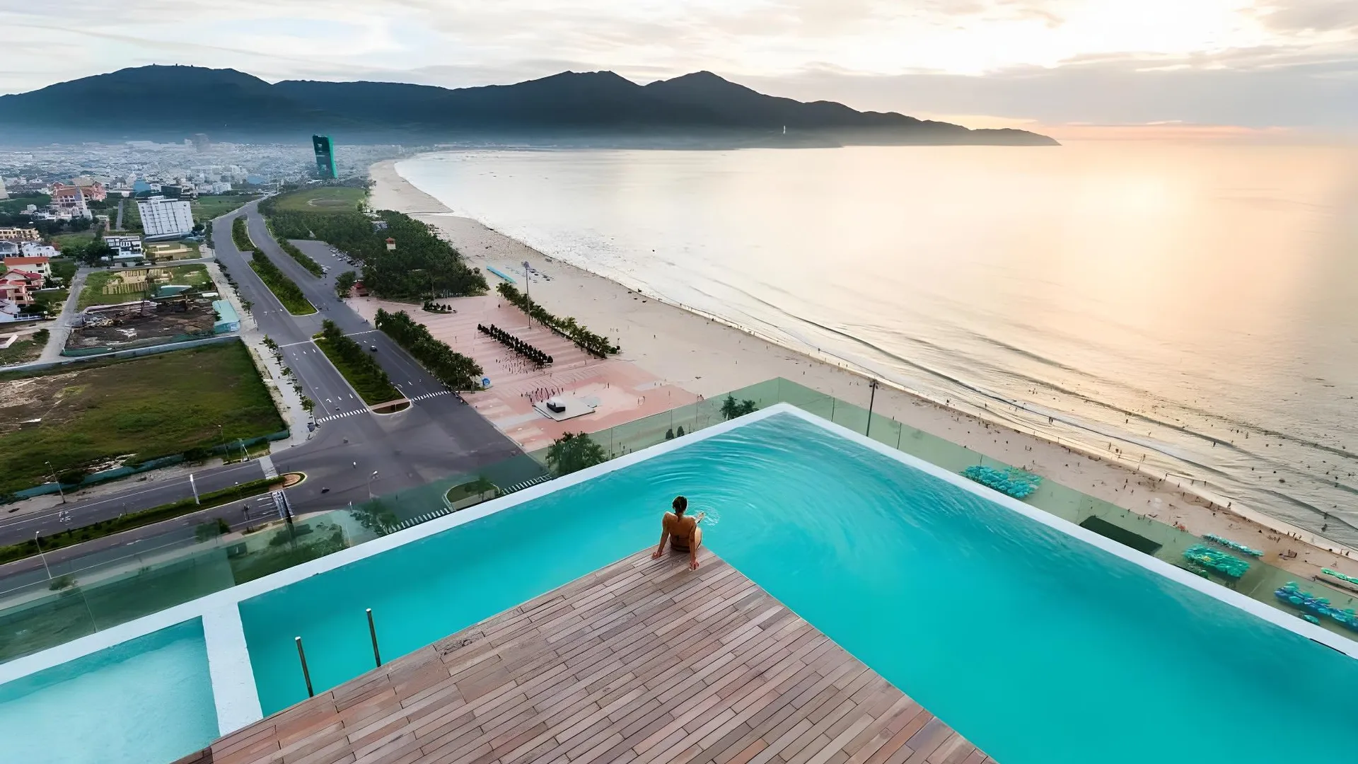 다낭 프억 미의 아파트먼트 (90m², 침실 2개, 프라이빗 욕실 2개) 5성급 싱글룸 로비