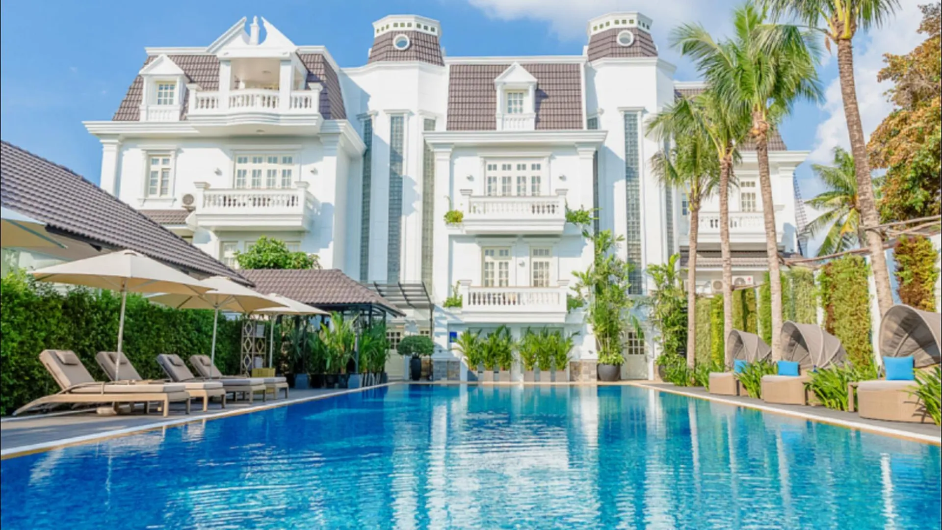 호치민 빌라 송 사이공 4성급 호텔 객실