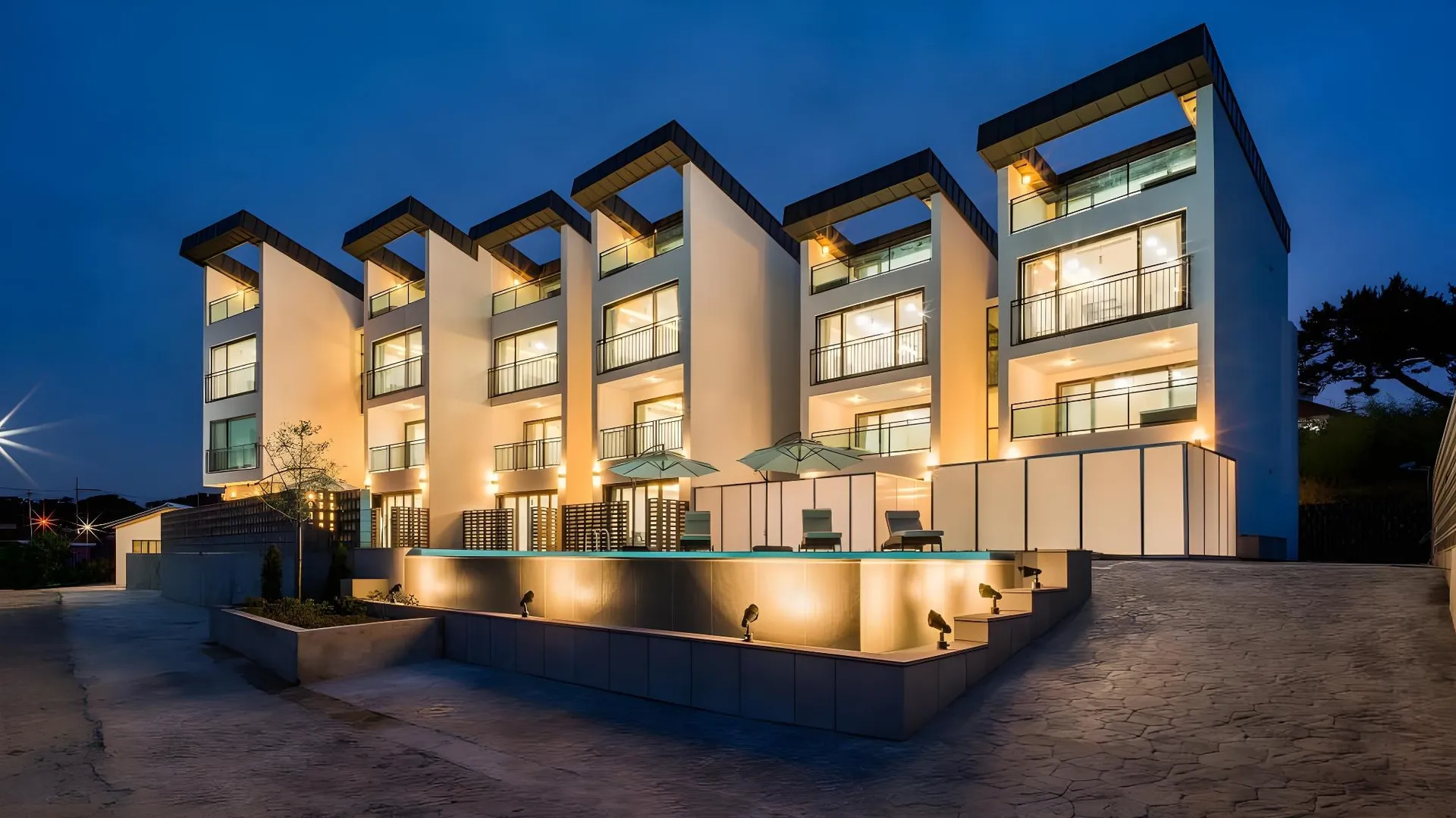 울산 바담 풀빌라 3성급 게스트하우스 로비