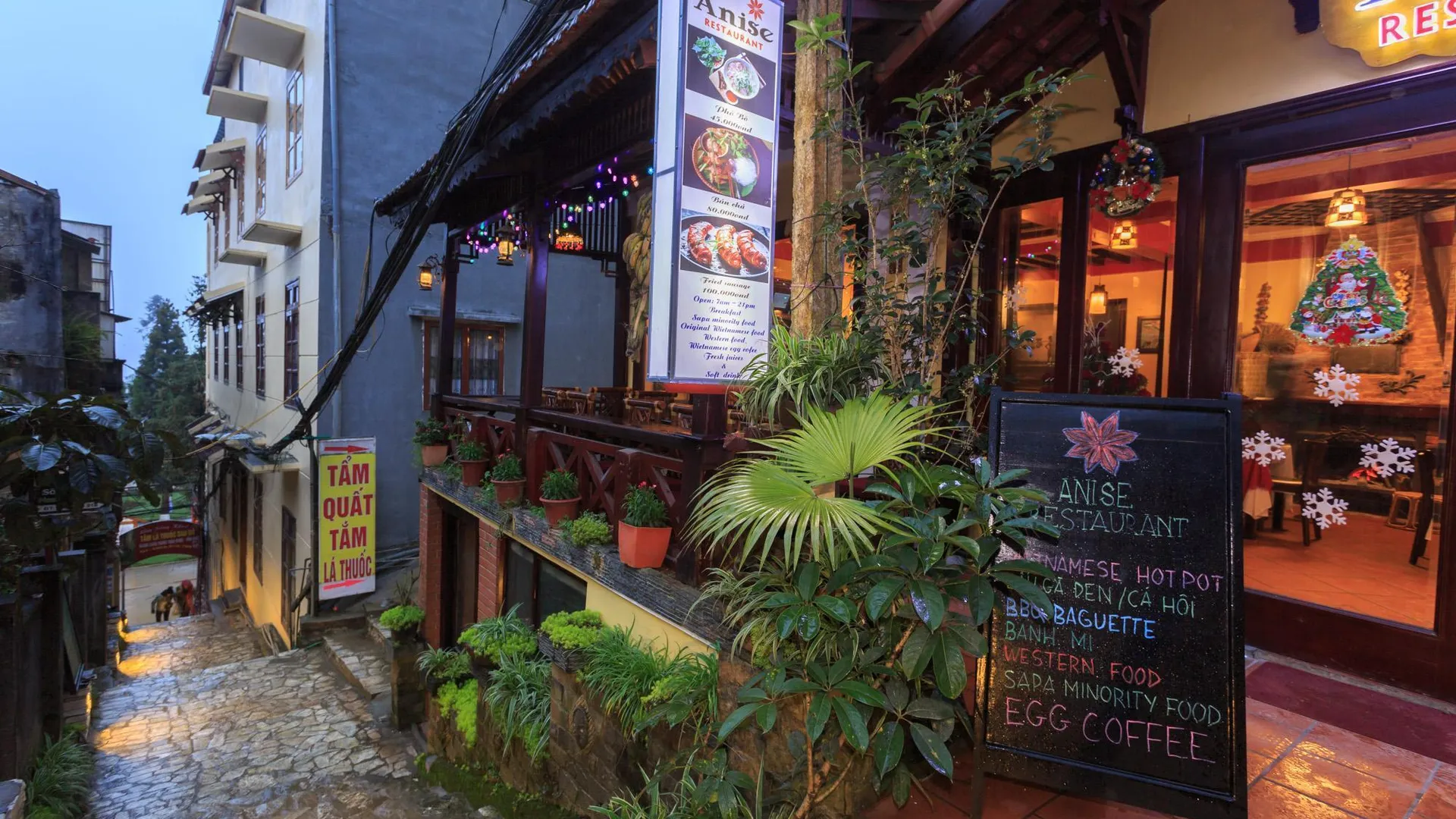 사파 판시판뷰 호텔 3성급 호텔 전망