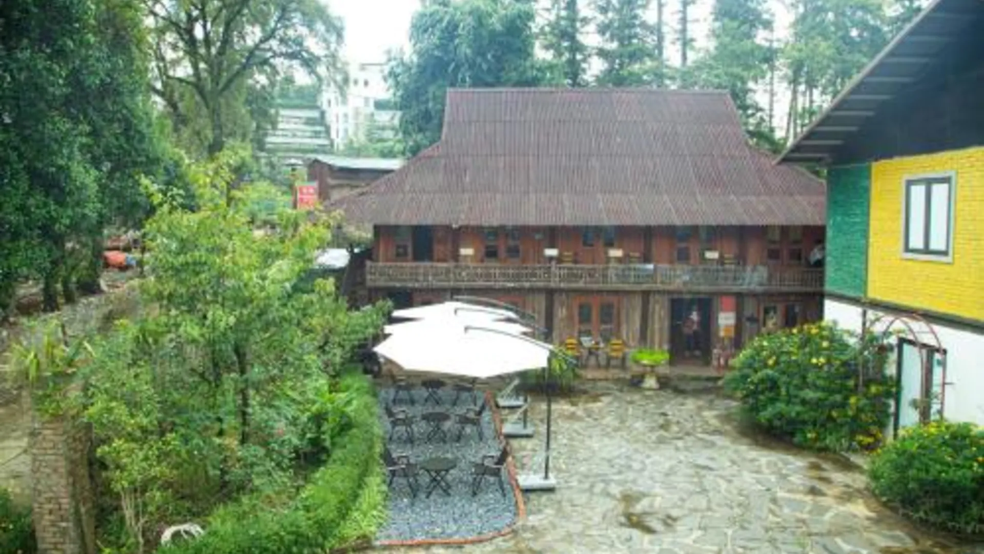 사파 그린 사파 홈스테이 5성급 호텔 외관