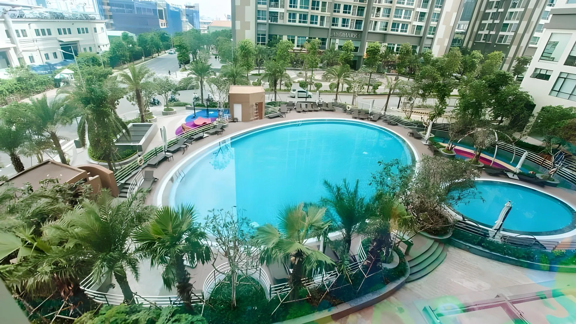 호치민 빈탄의 아파트먼트 (87m², 침실 2개, 프라이빗 욕실 2개) 5성급 싱글룸 로비