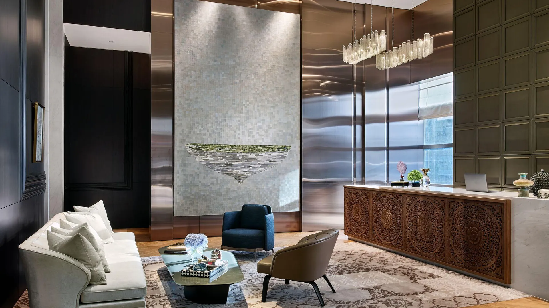 방콕 로즈우드 방콕 5성급 호텔 수영장