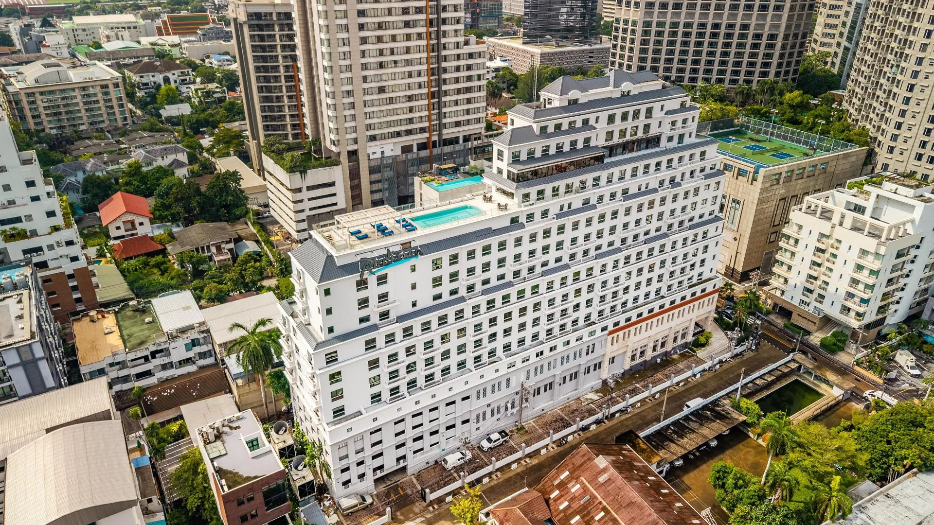 방콕 래디슨 호텔 샤토 드 방콕 4성급 호텔 전망