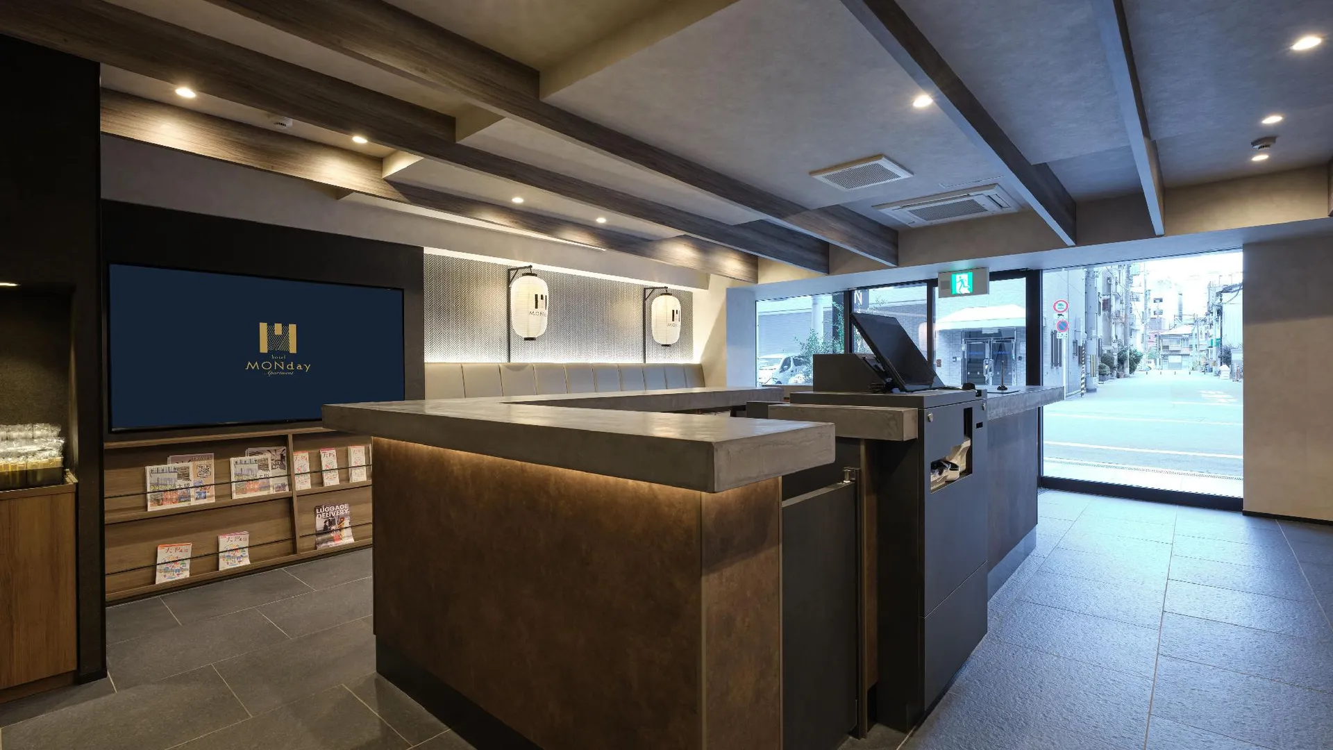 오사카 먼데이 아파트 프리미엄 오사카 남바 웨스트 4성급 호텔 전망