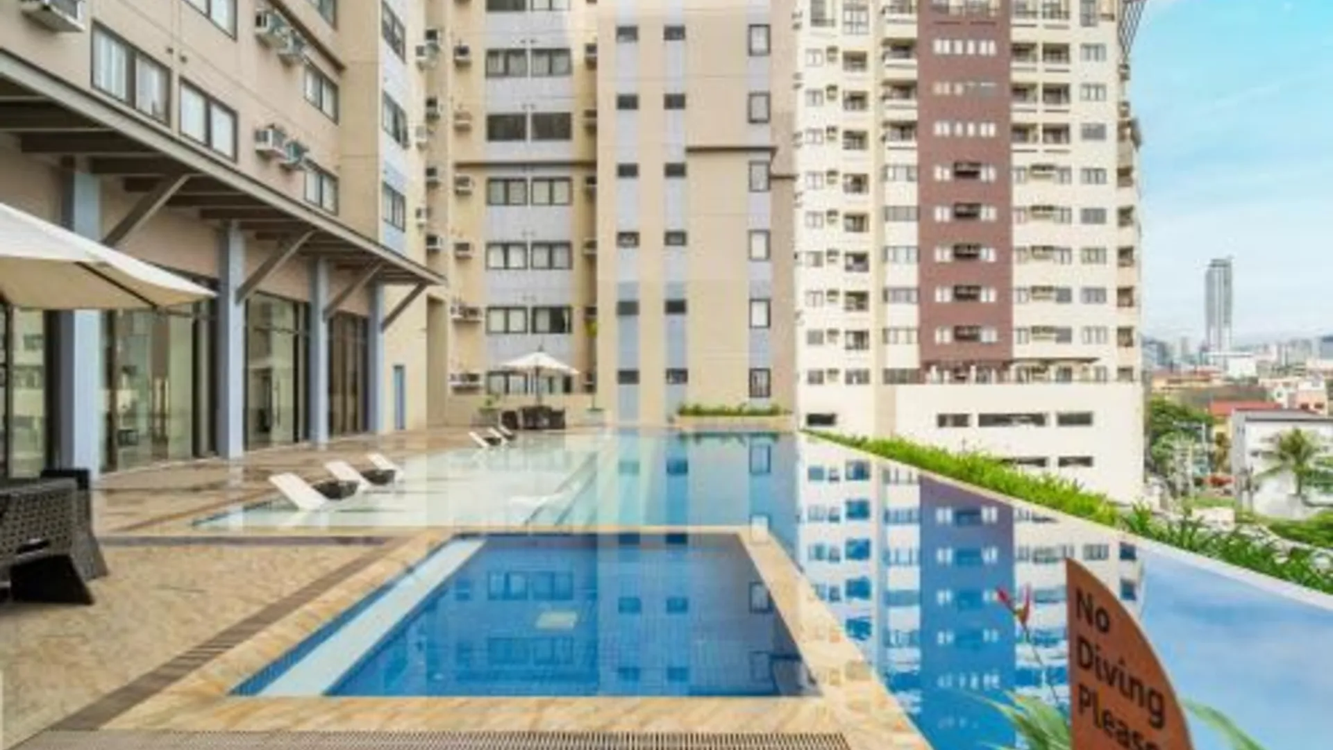 세부 세부 시티의 아파트먼트 (25m², 침실 1개, 프라이빗 욕실 1개) 4성급 싱글룸 외관