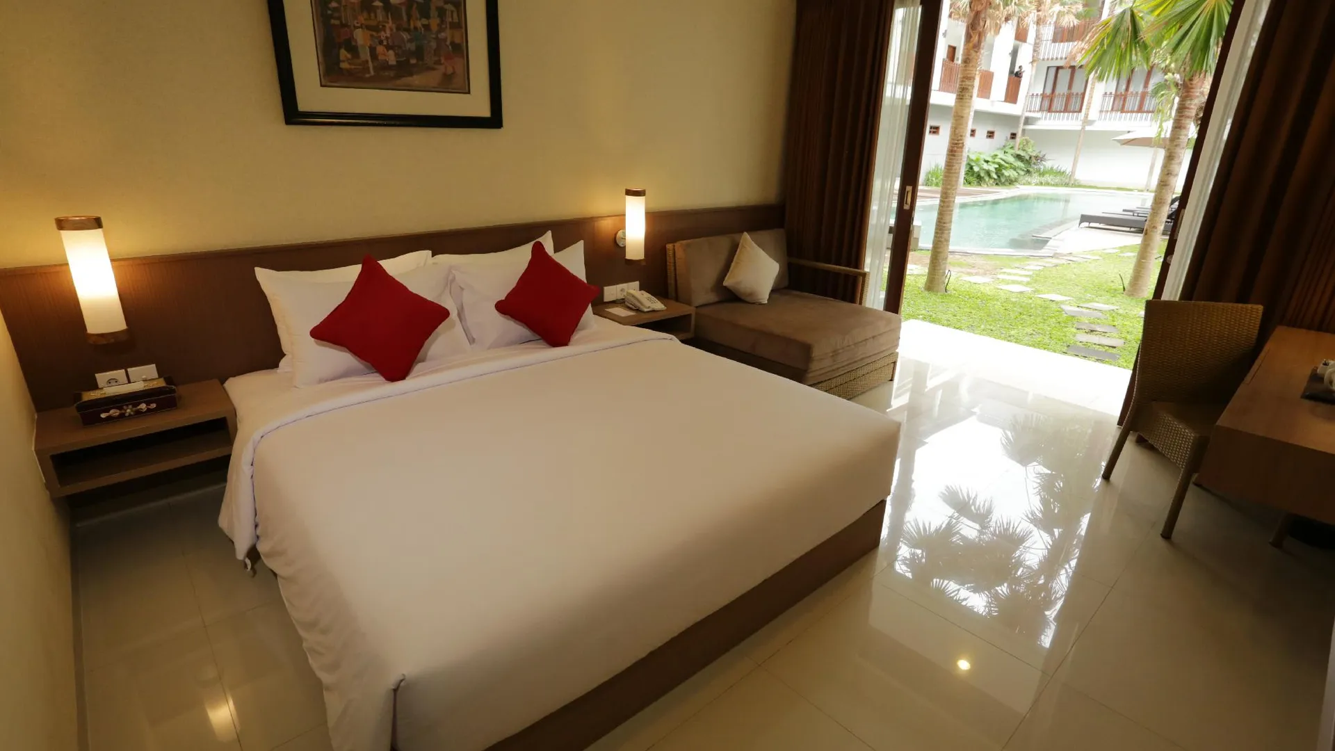 발리 그랜드 라 왈론 호텔 3성급 호텔 전망