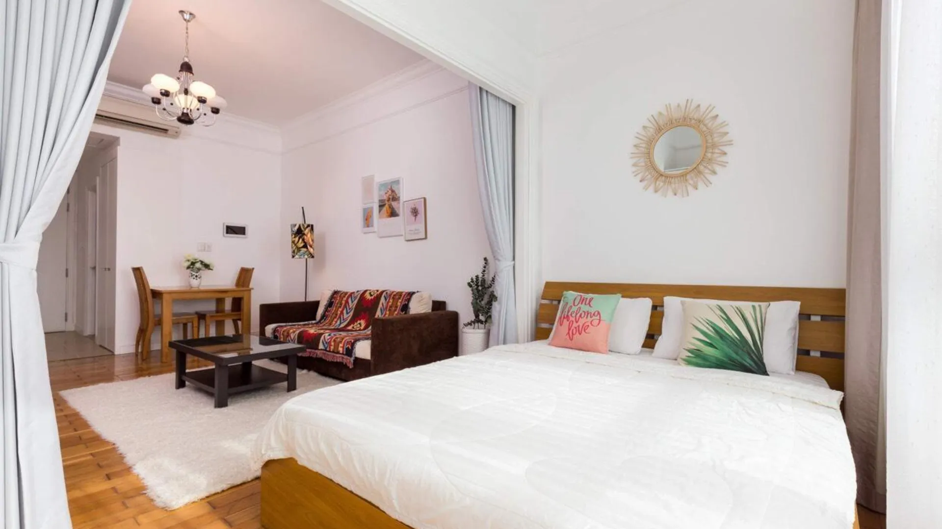 호치민 Bình Thạnh의 아파트먼트 (40m², 침실 1개, 프라이빗 욕실 1개) 4성급 싱글룸 객실