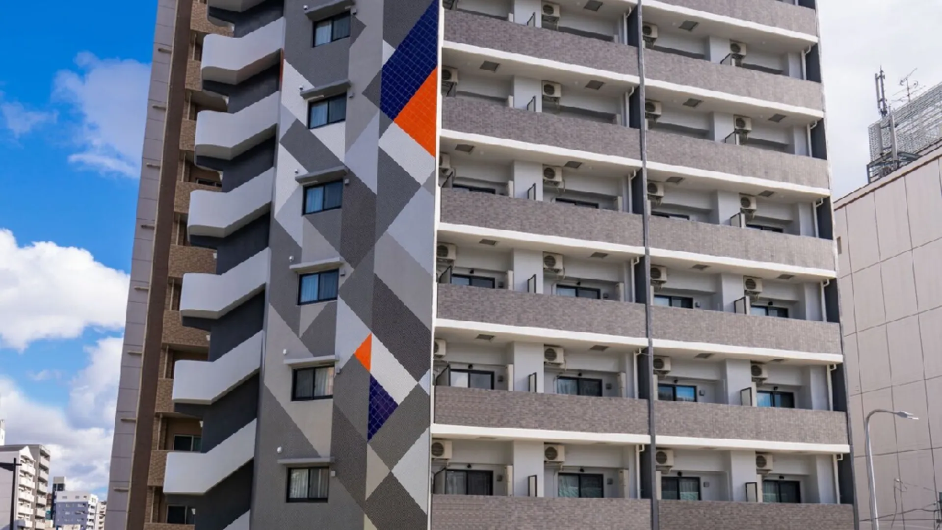 오사카 홈네스트 호텔 텐노지 3성급 호텔 외관