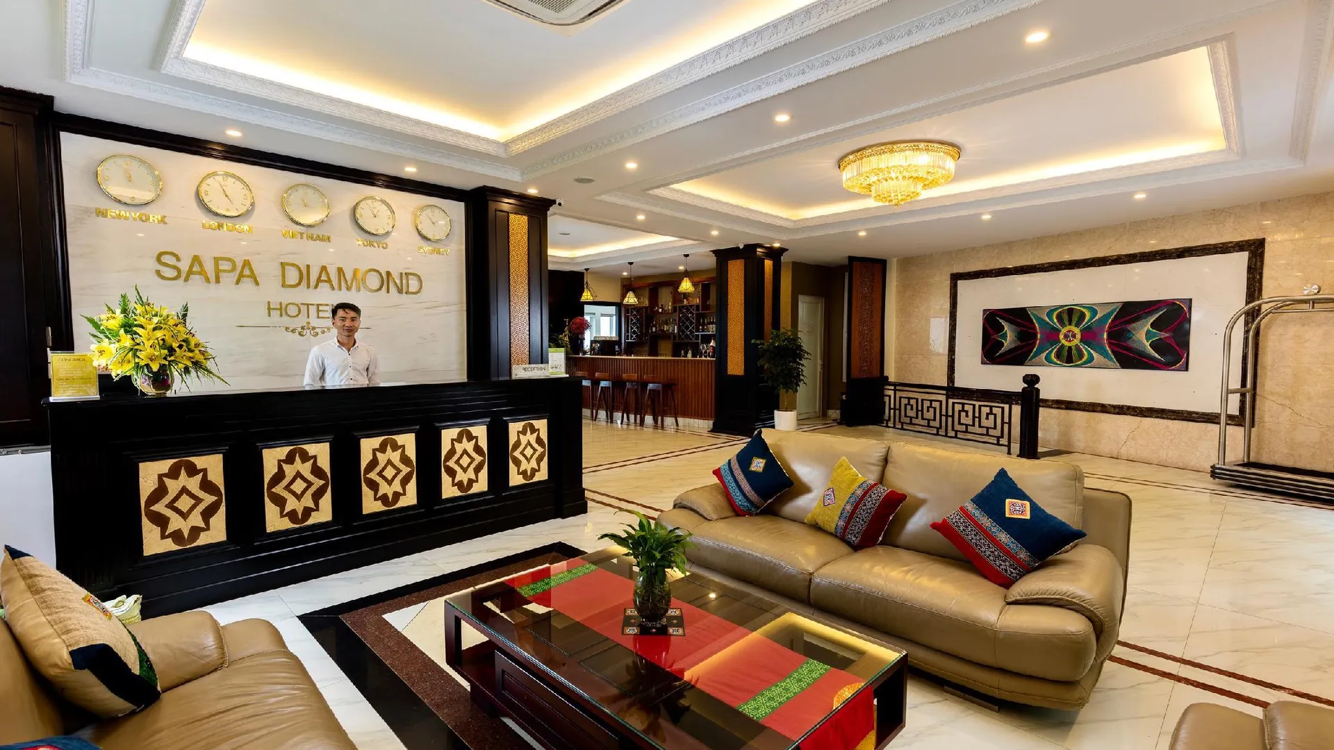 사파 사파 다이아몬드 호텔 3성급 호텔 객실