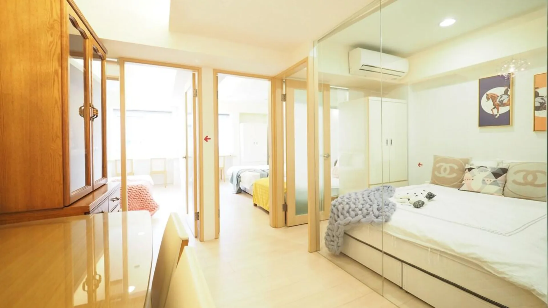 타이베이 타이베이 메인역의 아파트먼트 (110m², 침실 3개, 프라이빗 욕실 1개) 4성급 싱글룸 스위트룸