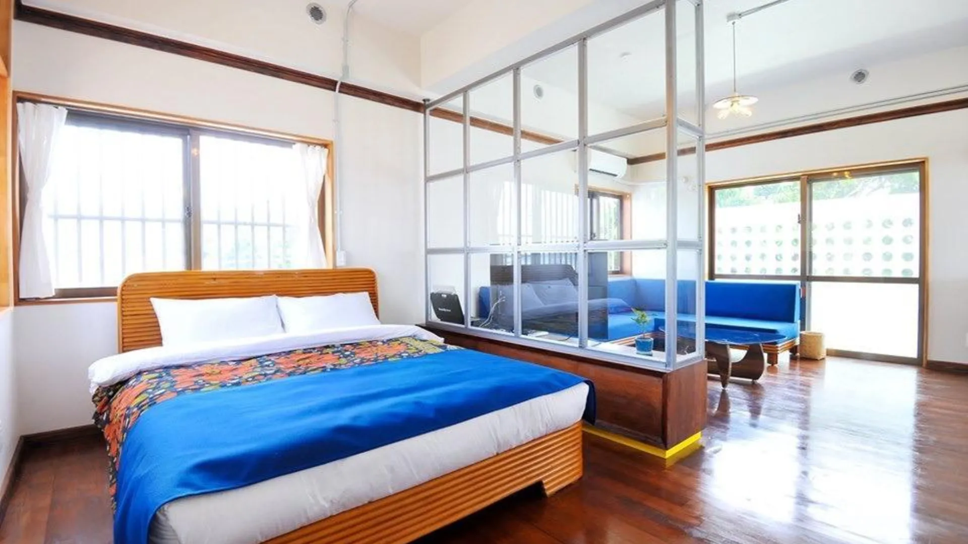 오키나와 본섬 우루마의 프라이빗 하우스 (80m², 침실 2개, 프라이빗 욕실 1개) 3성급 싱글룸 스위트룸